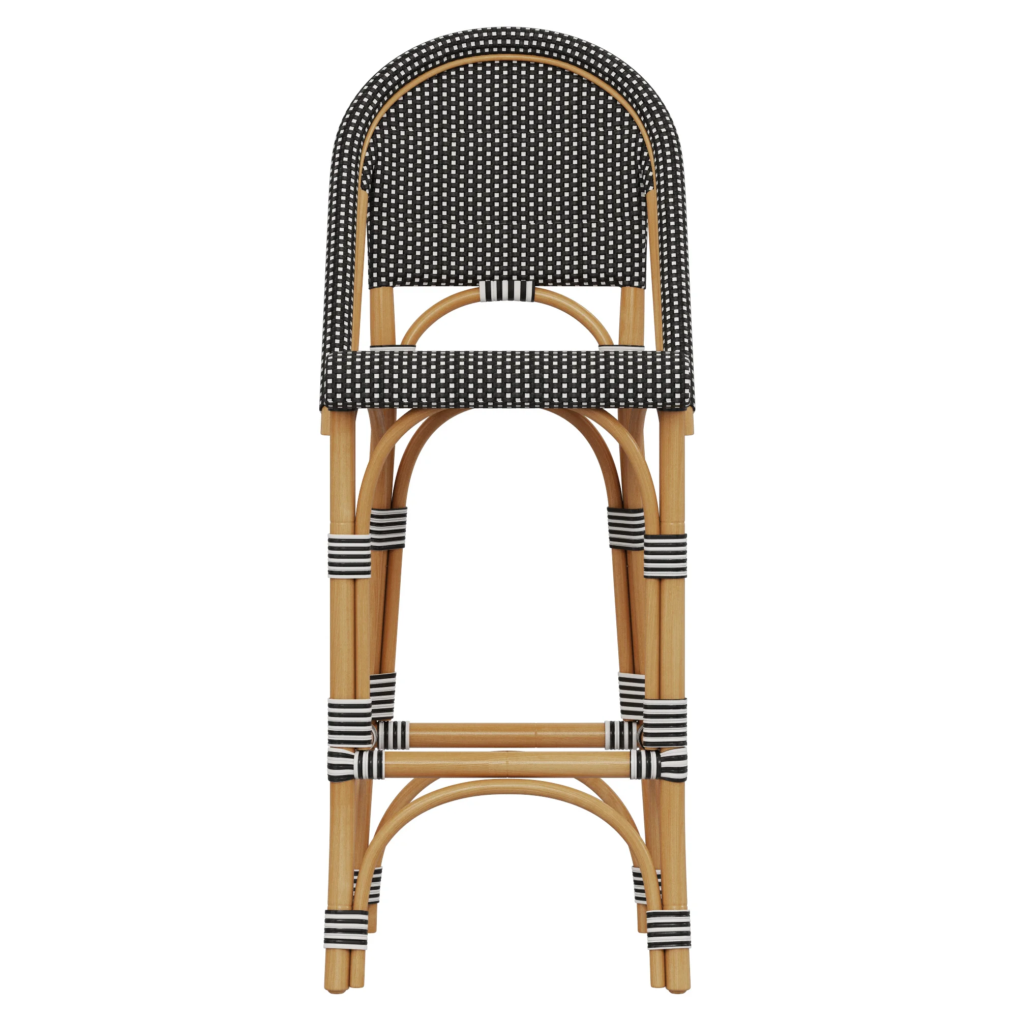 Restoration Hardware St Germain Resin Armless Stool — 3D model preview 7