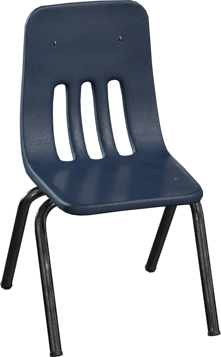 Classic Navy Blue School Stacking Chair
