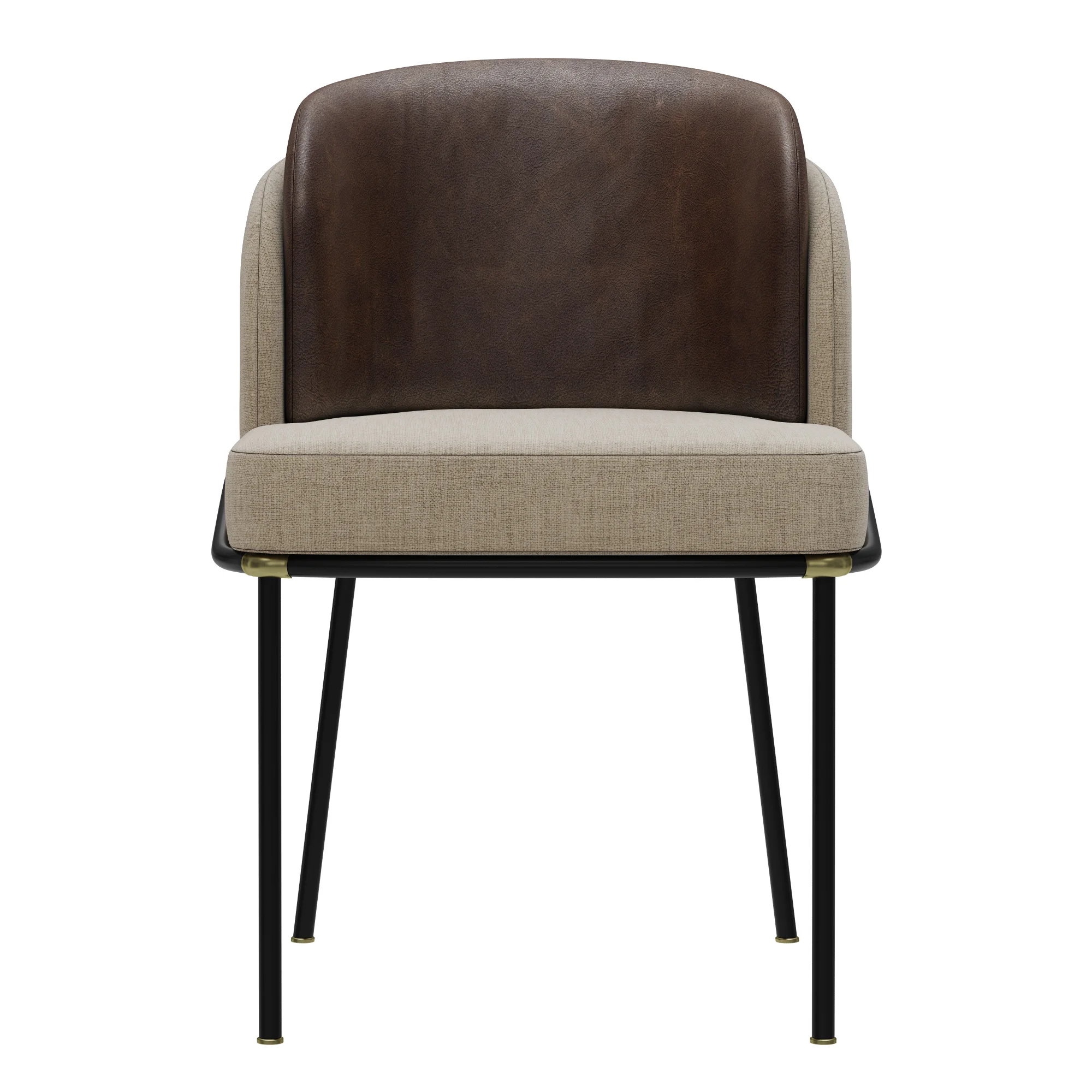 Minotti Fil Noir Dining Chair — 3D model preview 7