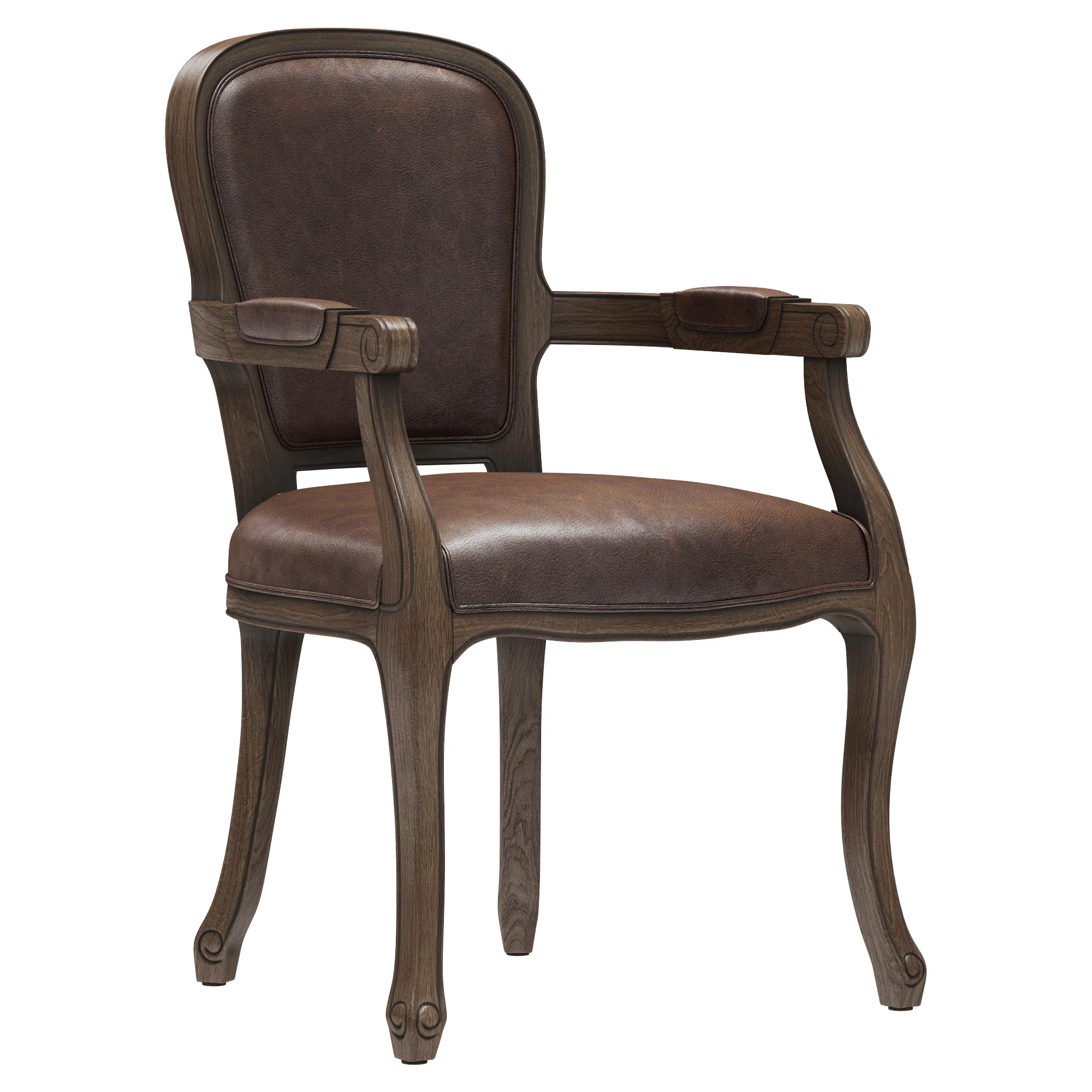 Home Concept Jean Paul Dining Armchair — 3D model preview 1