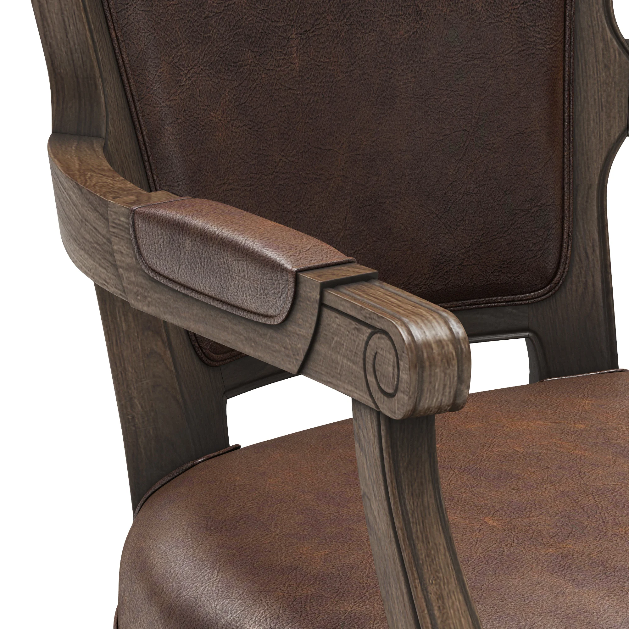 Home Concept Jean Paul Dining Armchair — 3D model preview 4