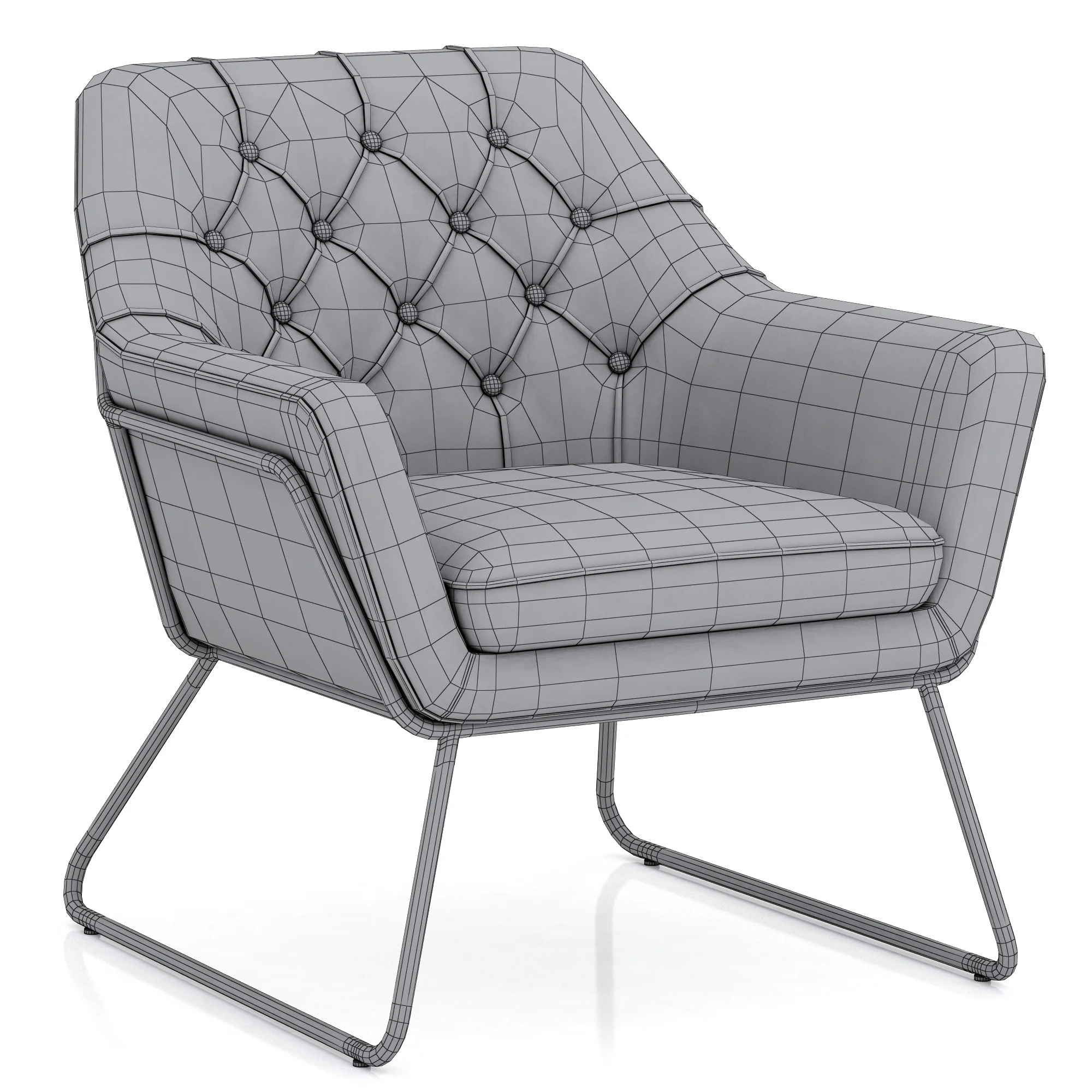 Eichholtz Chair Court — 3D model preview 7
