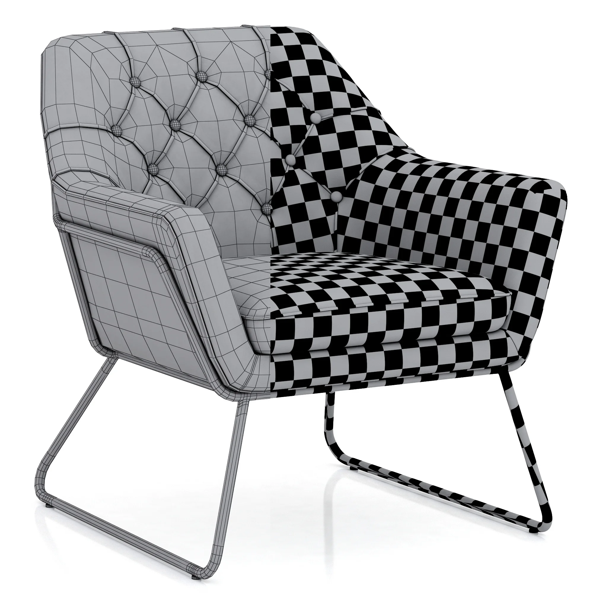 Eichholtz Chair Court — 3D model preview 8