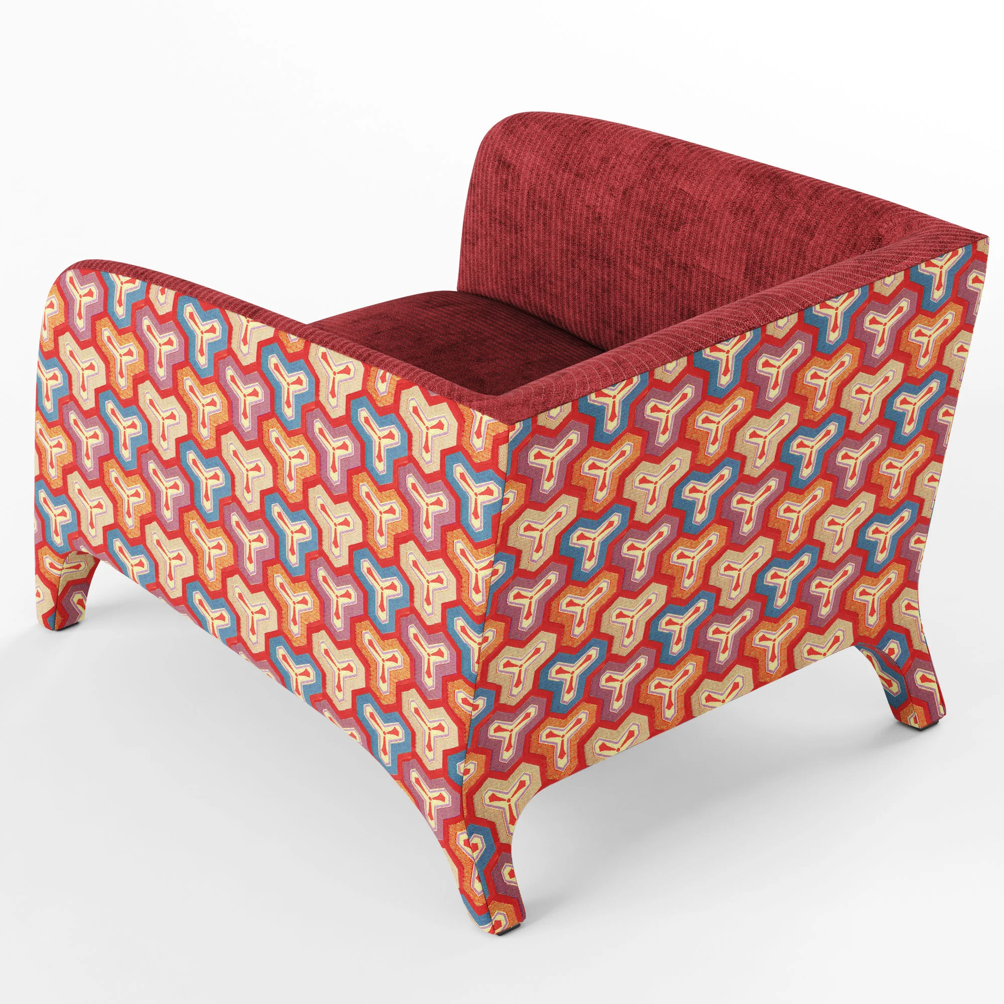Roche Bobois ARCADE ARMCHAIR — 3D model preview 4