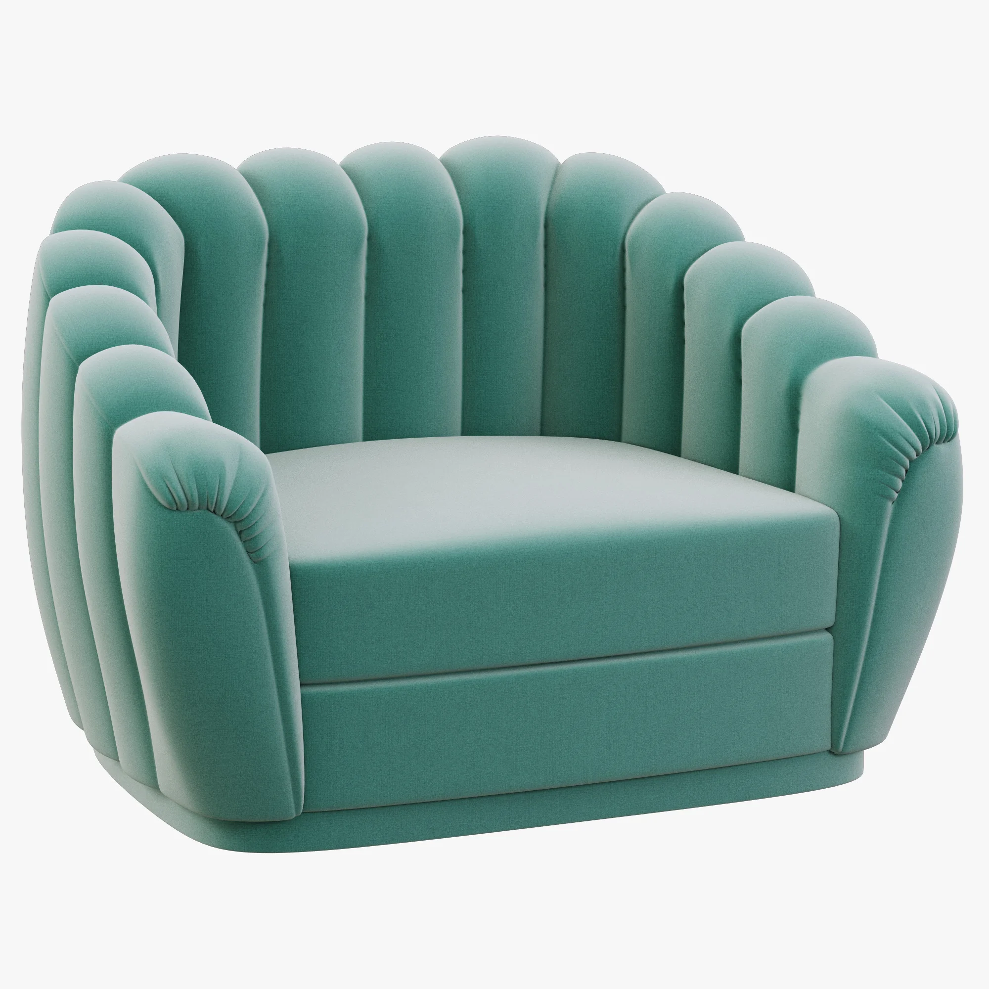 Brabbu Oreas Single Sofa — 3D model preview 1