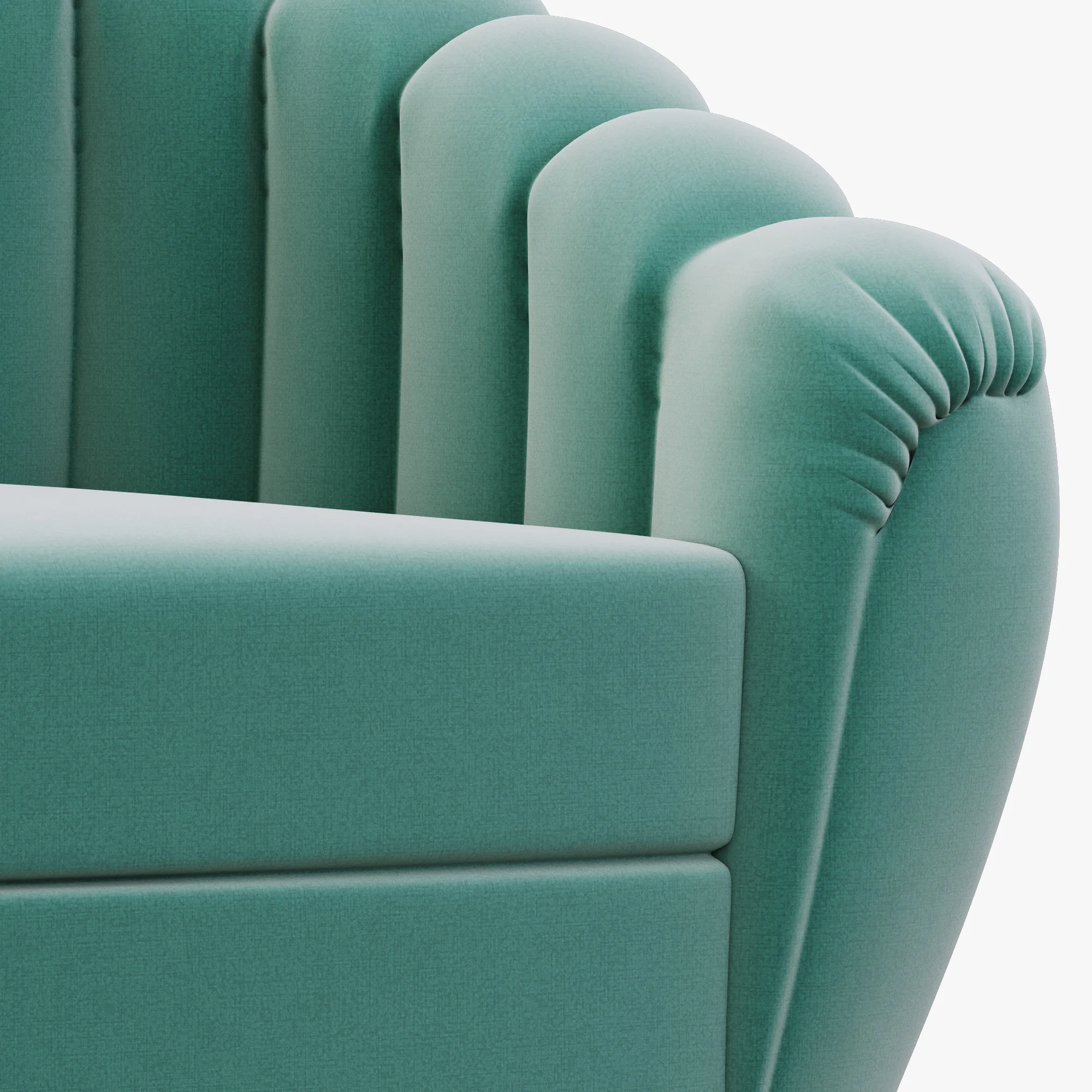 Brabbu Oreas Single Sofa — 3D model preview 4