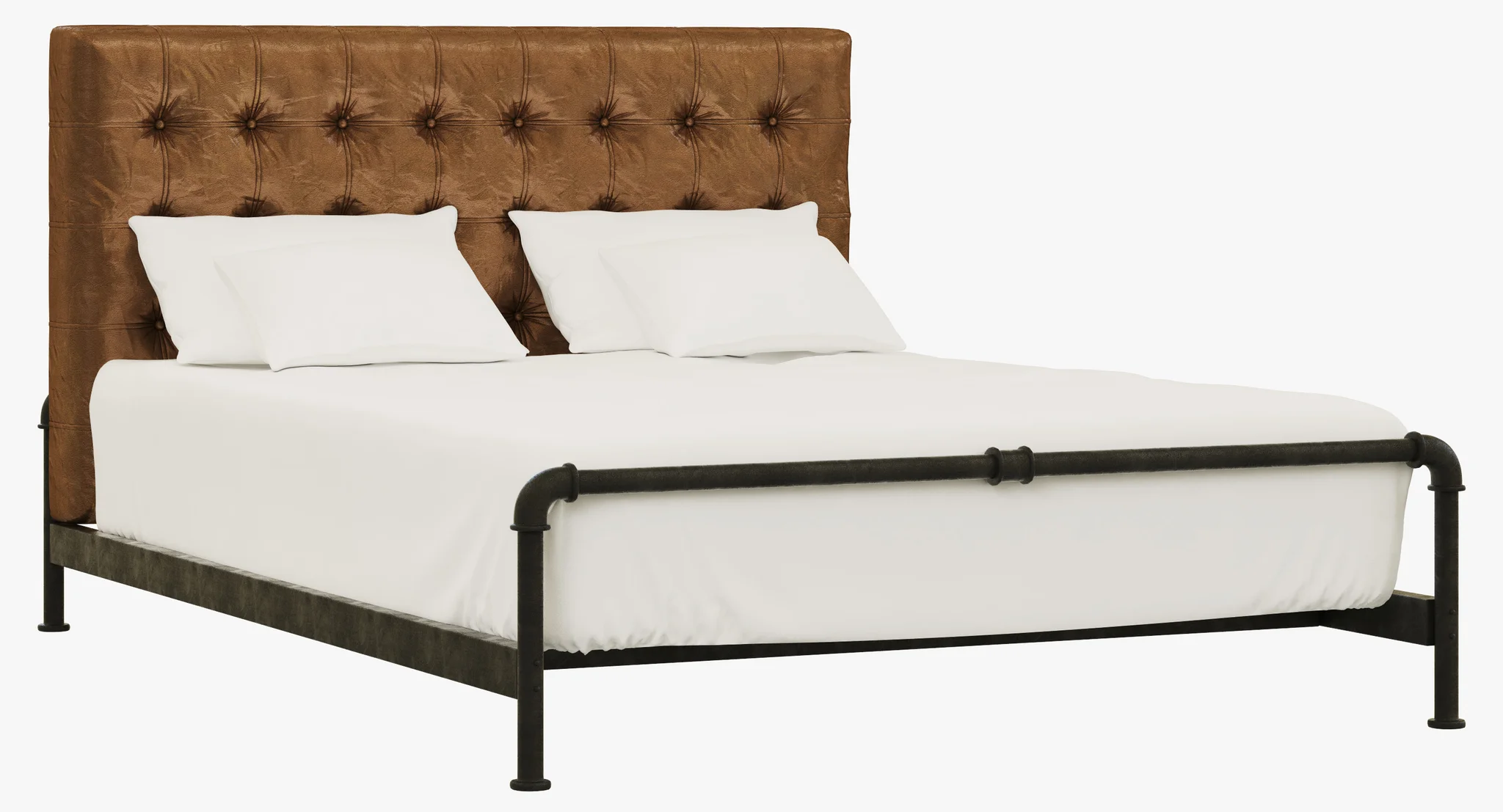 RH Teen Finlay Platform Bed — 3D model preview 1