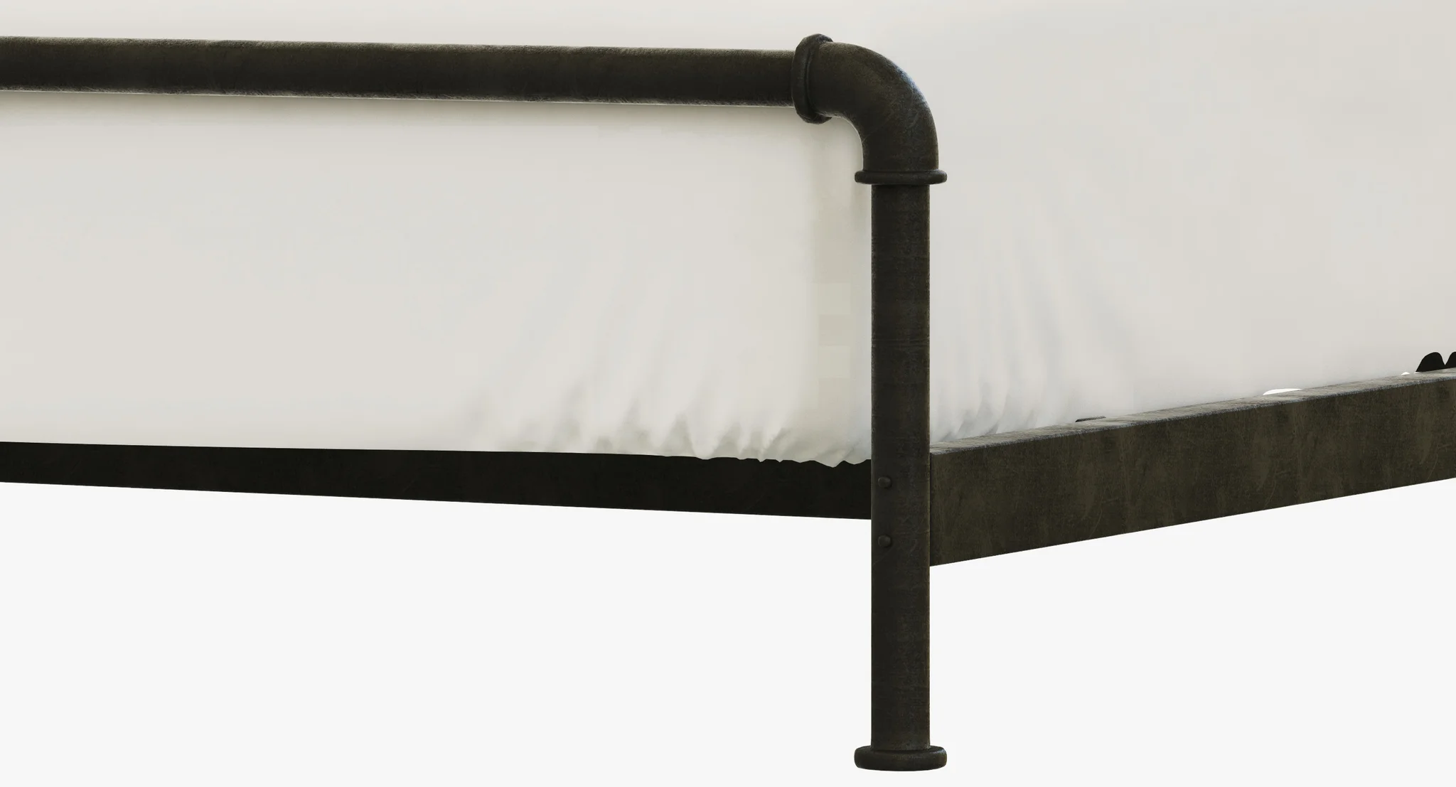 RH Teen Finlay Platform Bed — 3D model preview 4