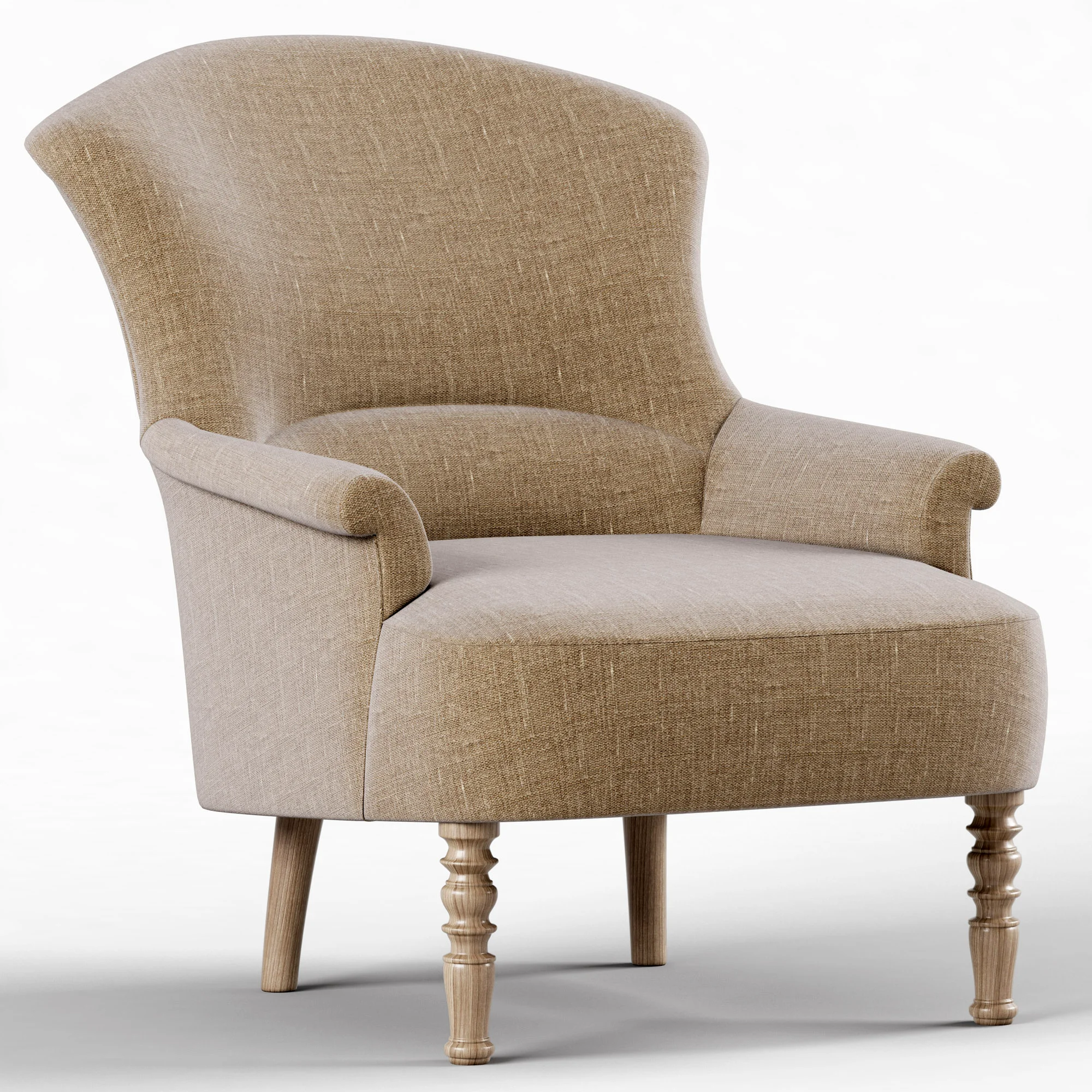 Restoration Hardware Josephine Chair — 3D model preview 2