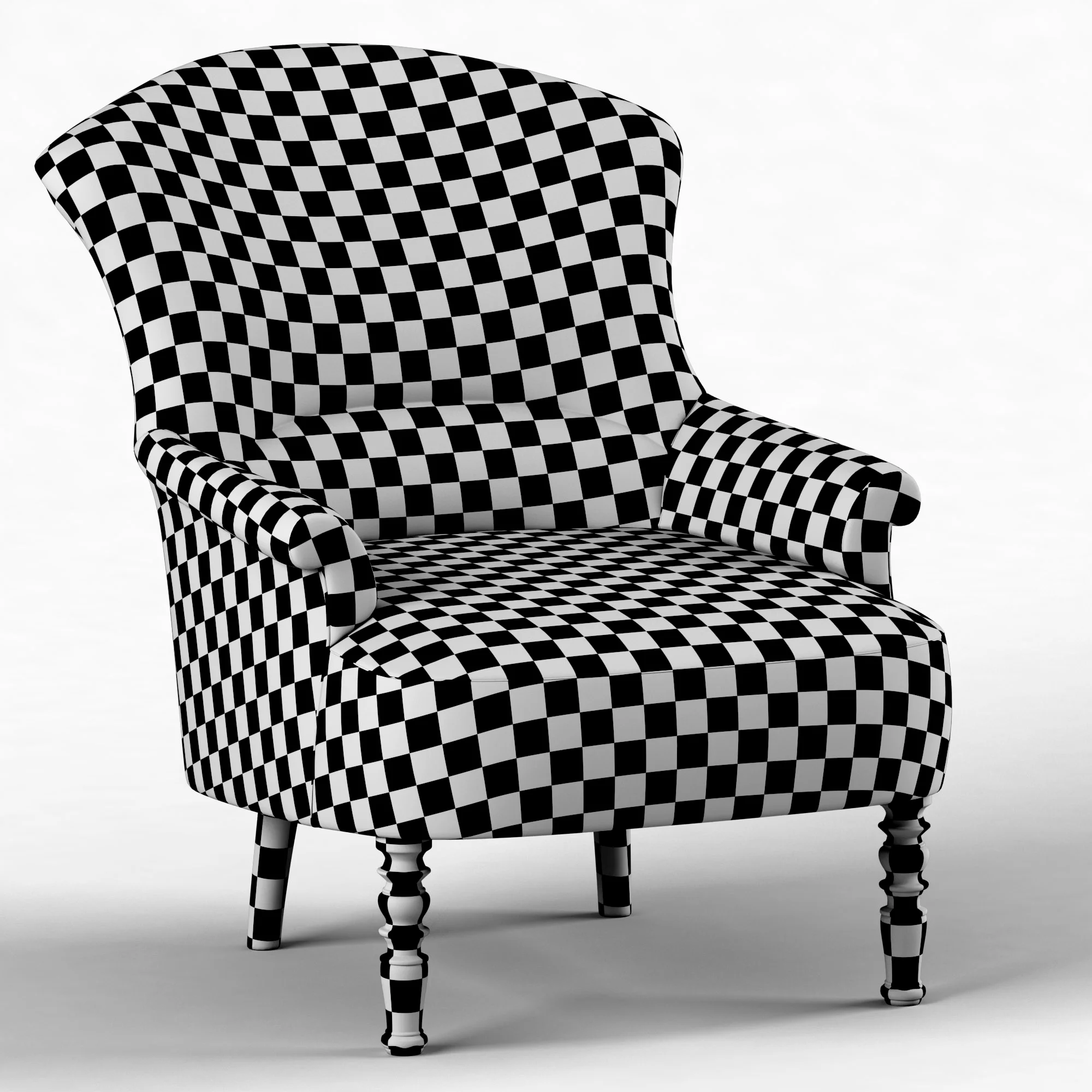 Restoration Hardware Josephine Chair — 3D model preview 10