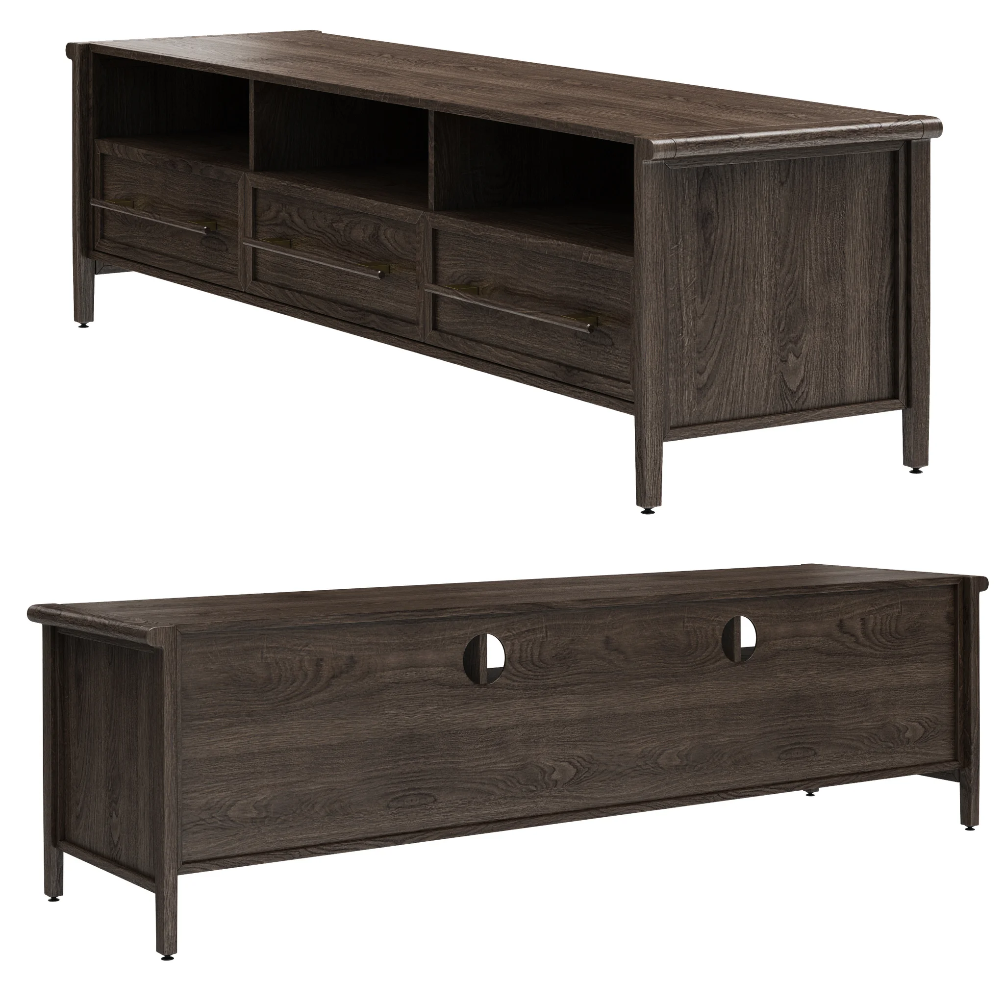 Dantone Home Contempo TV Stand — 3D model preview 5