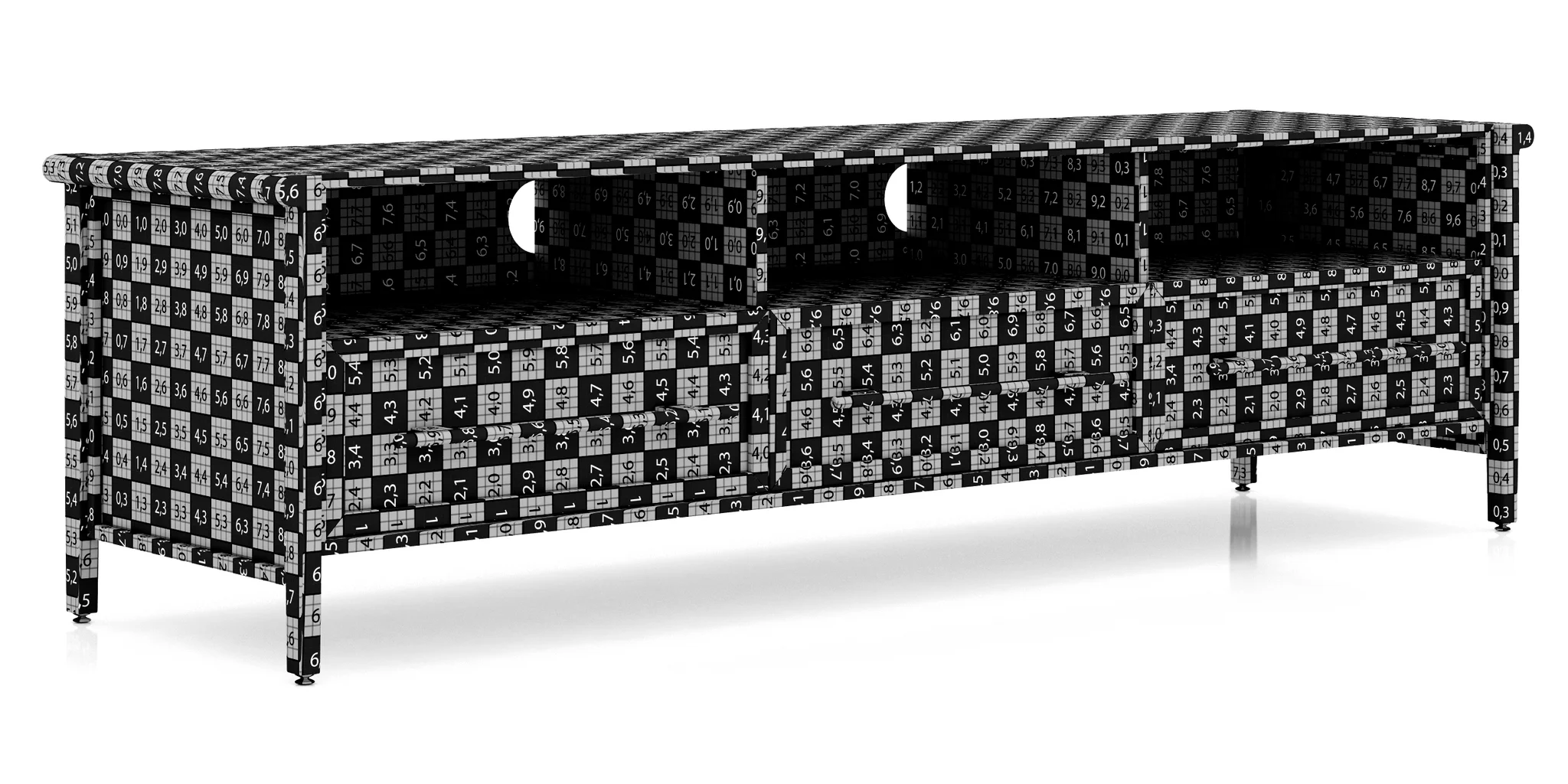 Dantone Home Contempo TV Stand — 3D model preview 11
