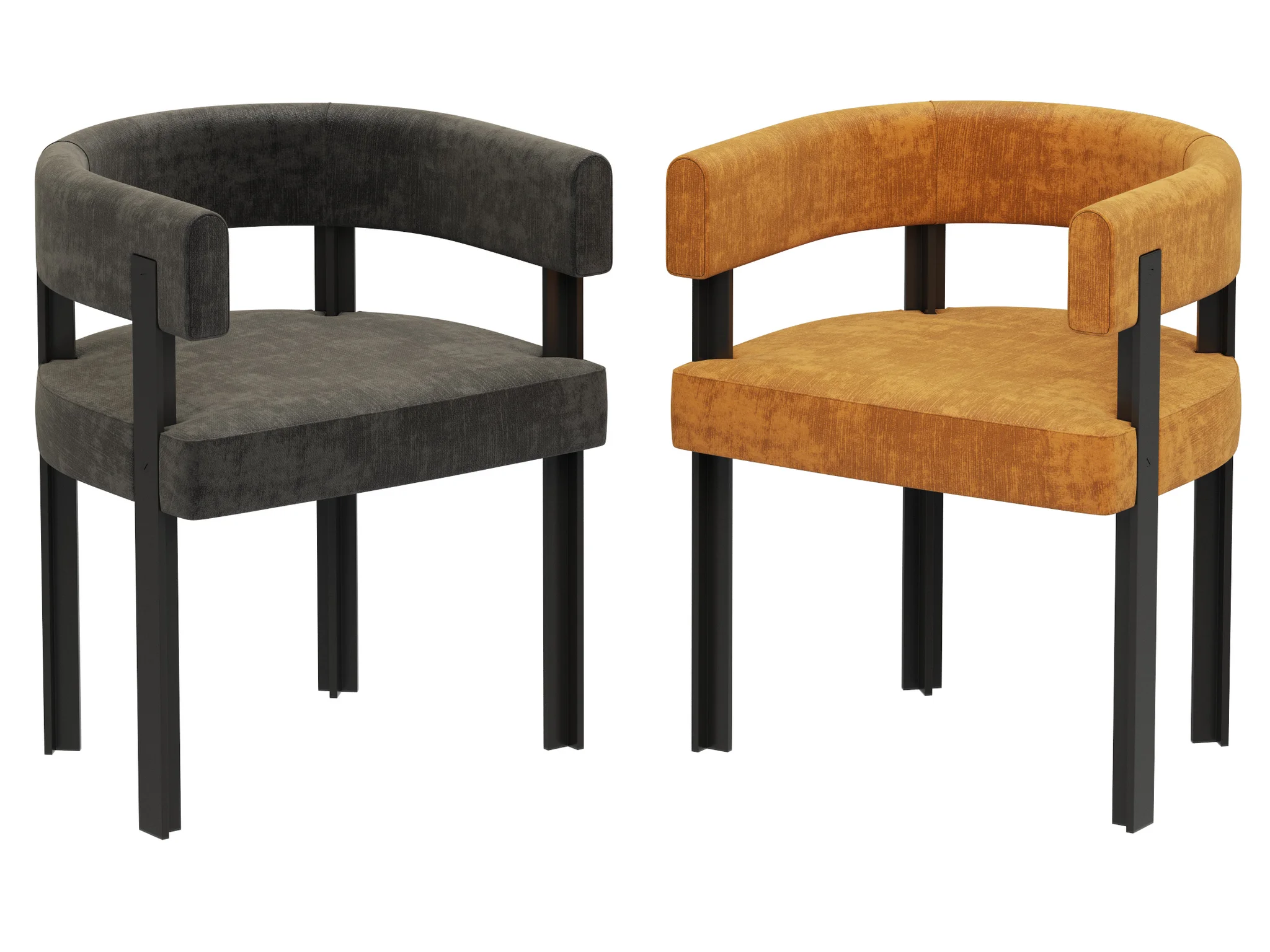 Baxter T CHAIR, 3D model preview 1