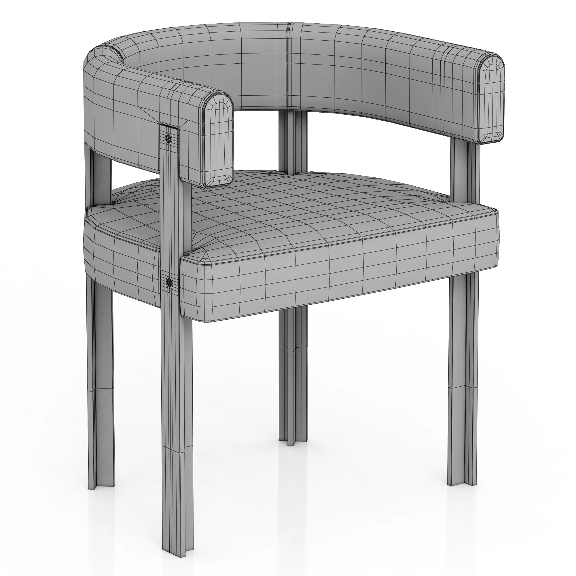 Baxter T CHAIR, 3D model preview 10
