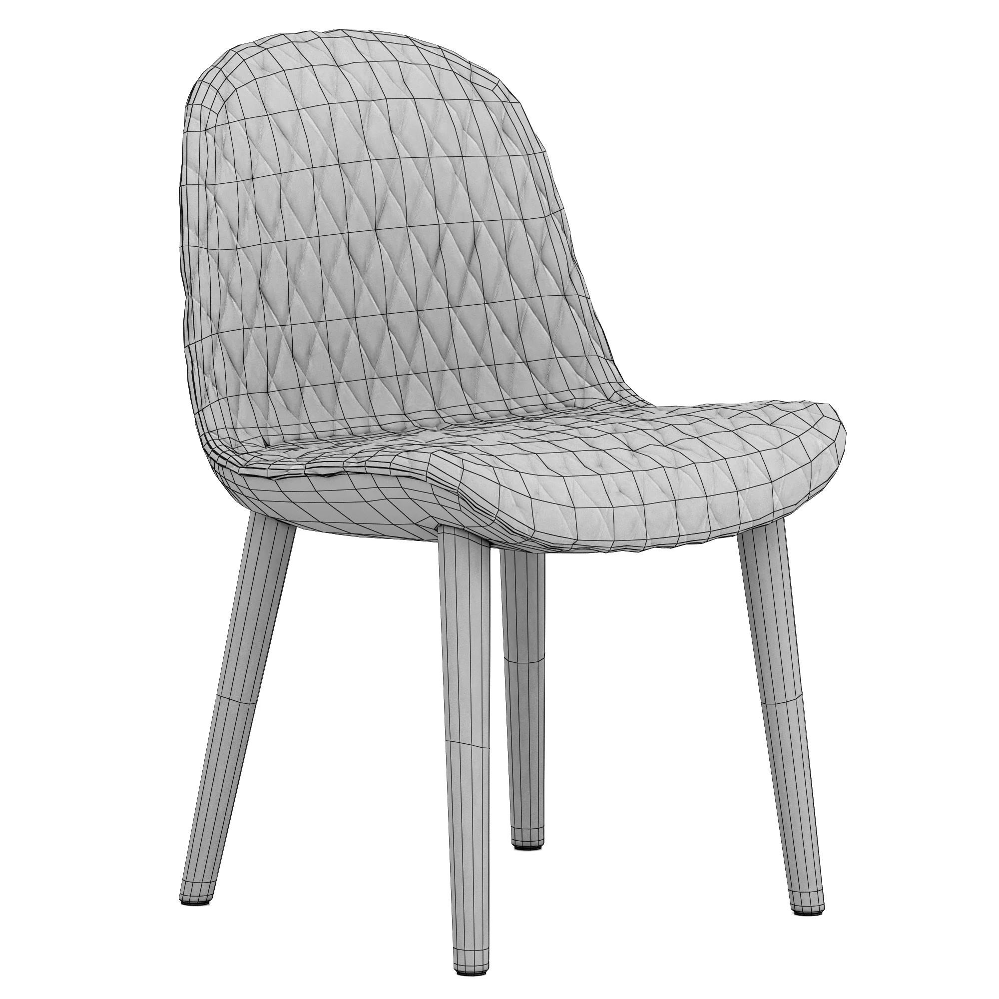 Poliform Mad Dining Chair — 3D model preview 15