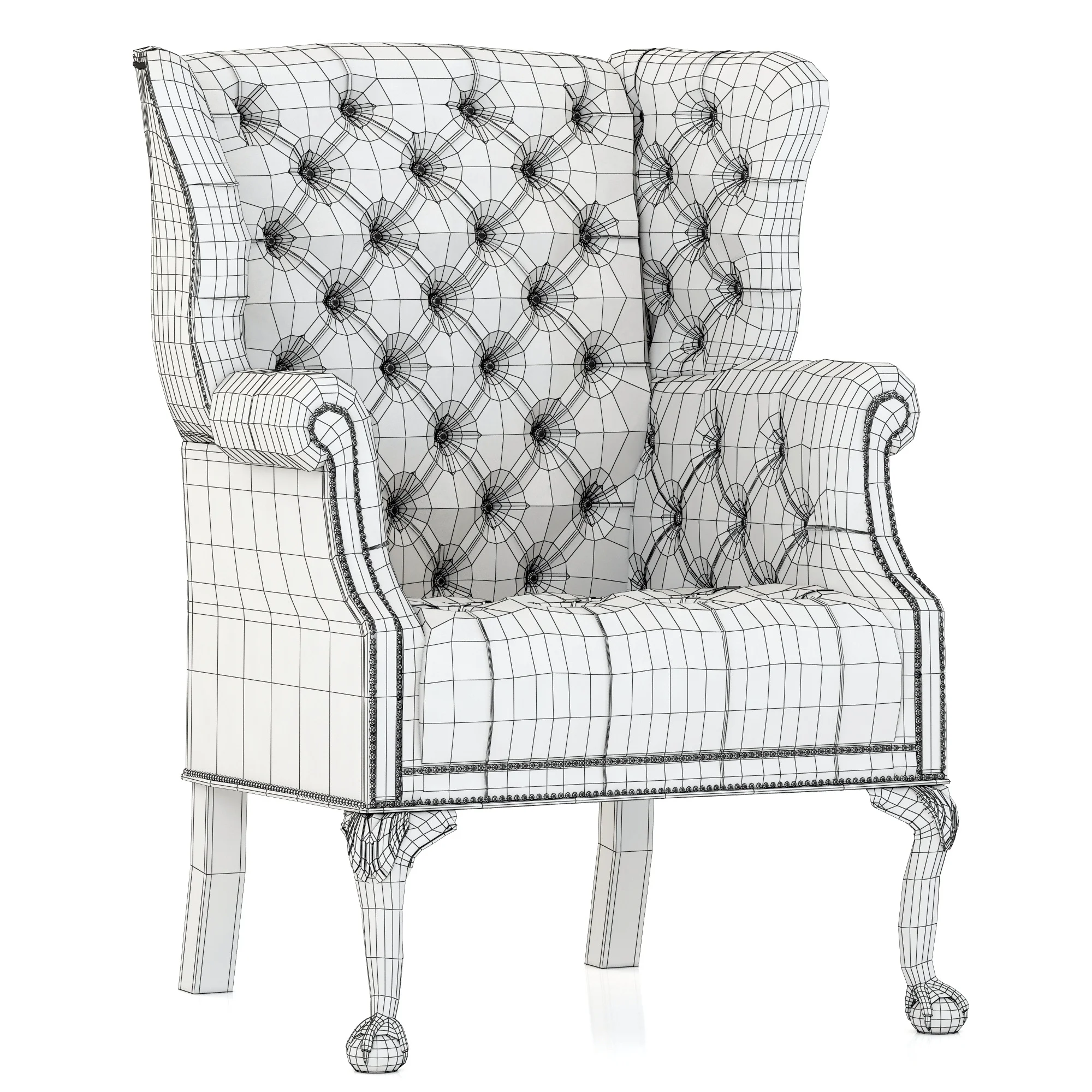 Francesco Molon ARMCHAIR P82 — 3D model preview 3
