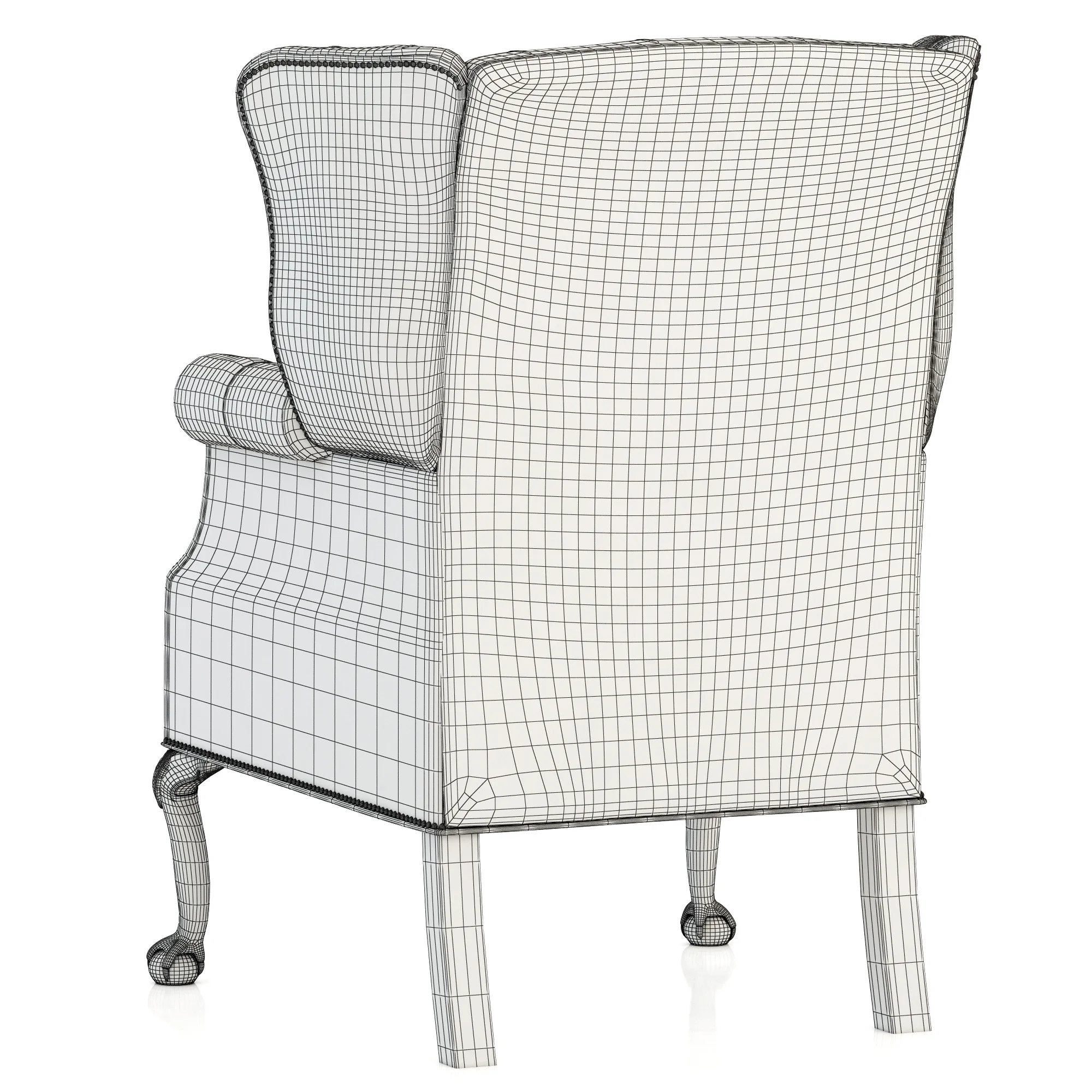 Francesco Molon ARMCHAIR P82 — 3D model preview 7