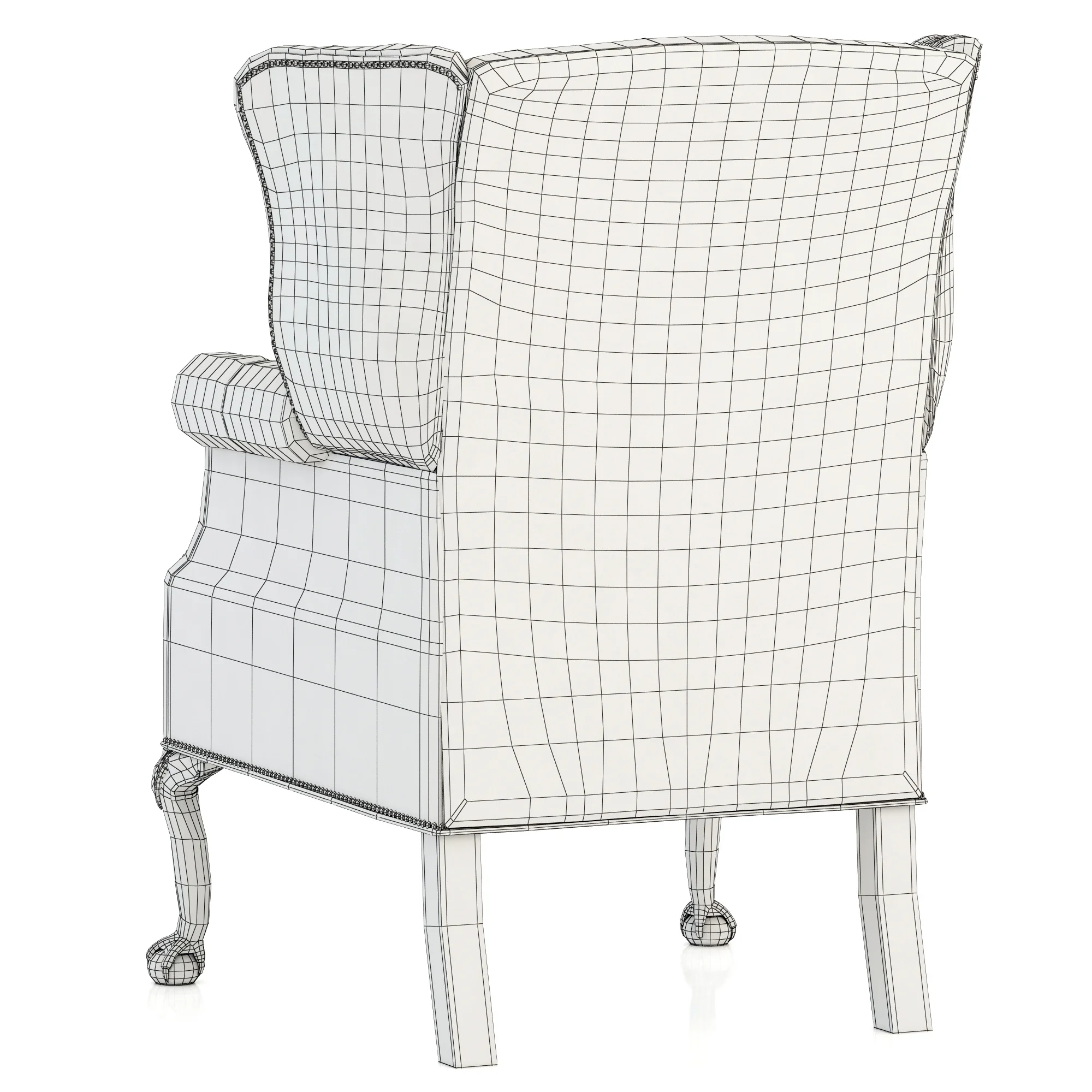 Francesco Molon ARMCHAIR P82 — 3D model preview 8