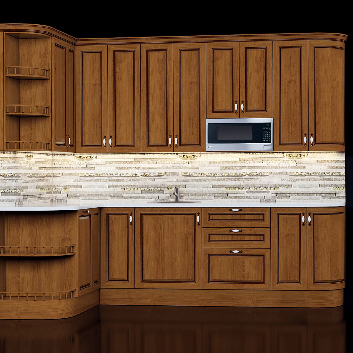 Classic Kitchen2 — 3D model preview 3