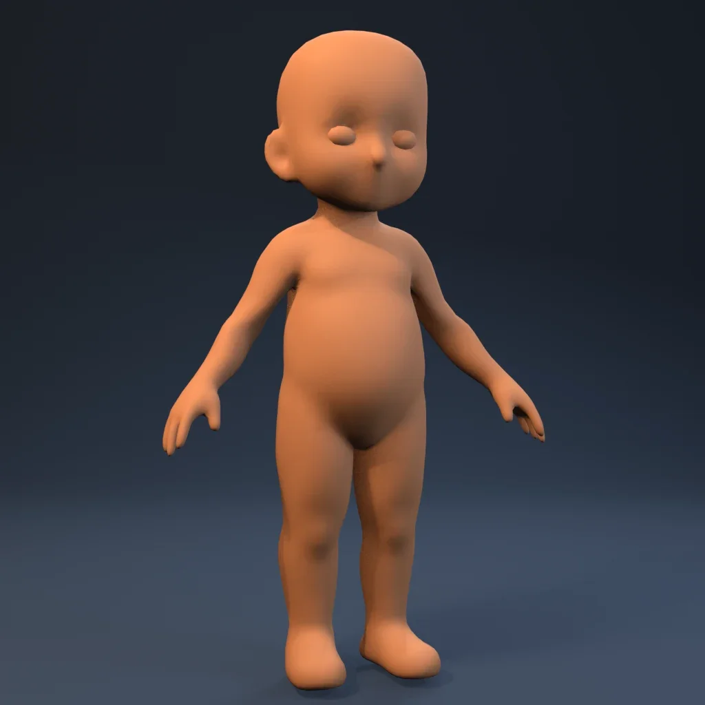 Basemesh Child 2