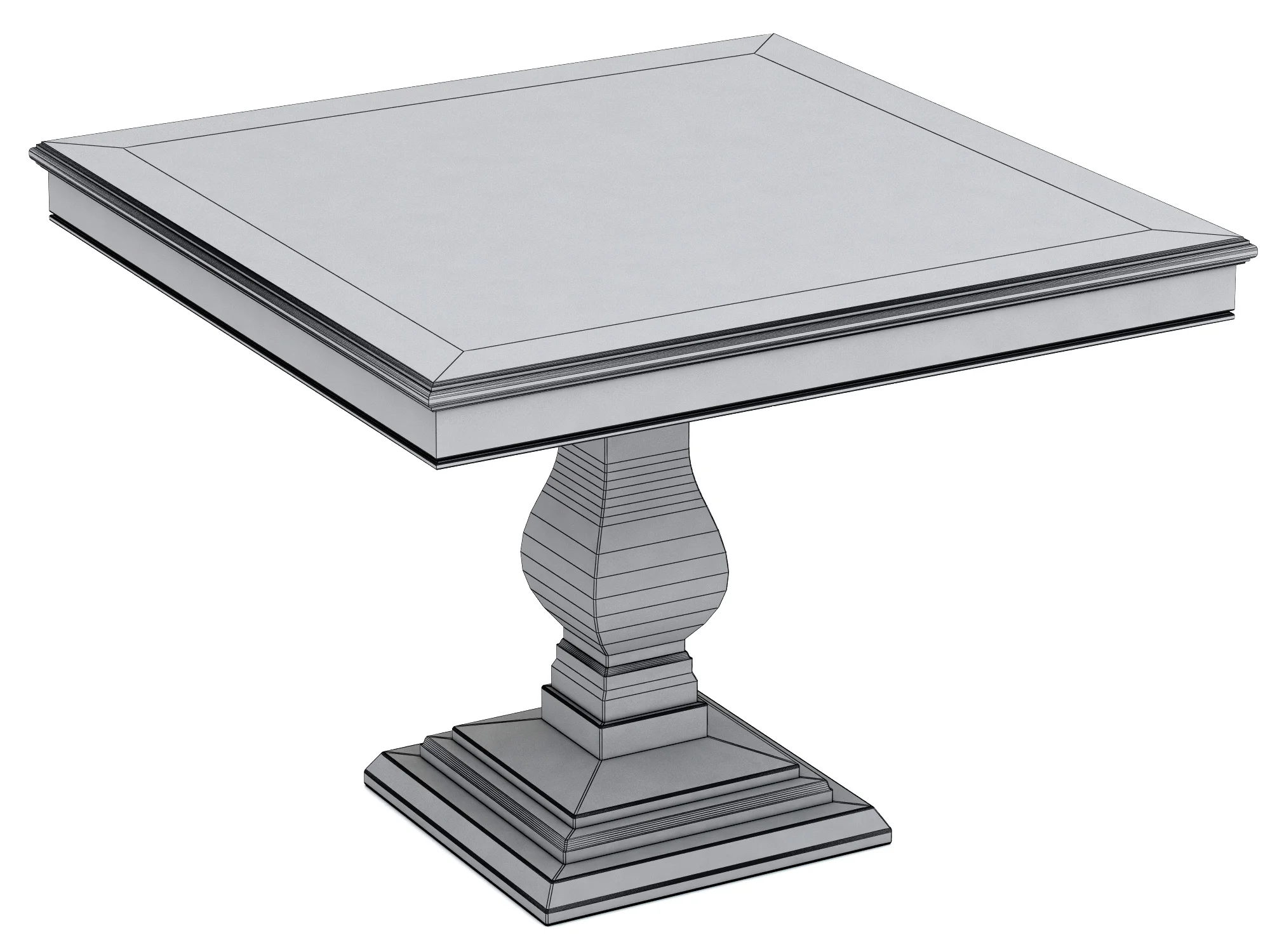 Dantone Home Table 3 — 3D model preview 9
