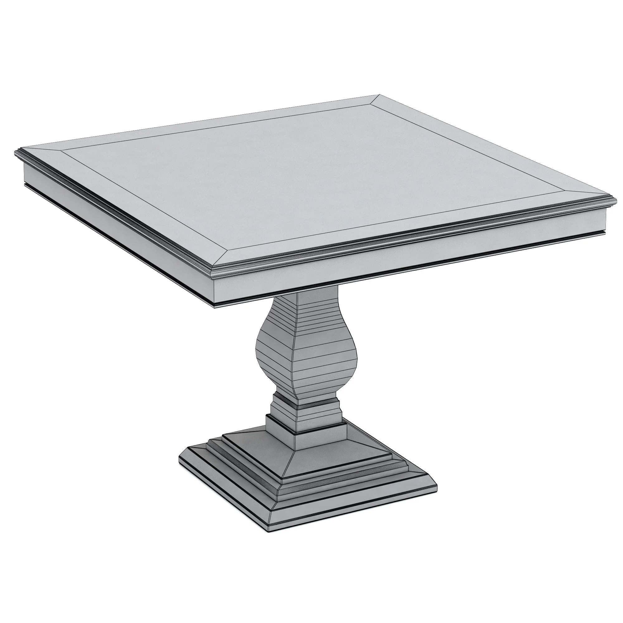 Dantone Home Table 3 — 3D model preview 10