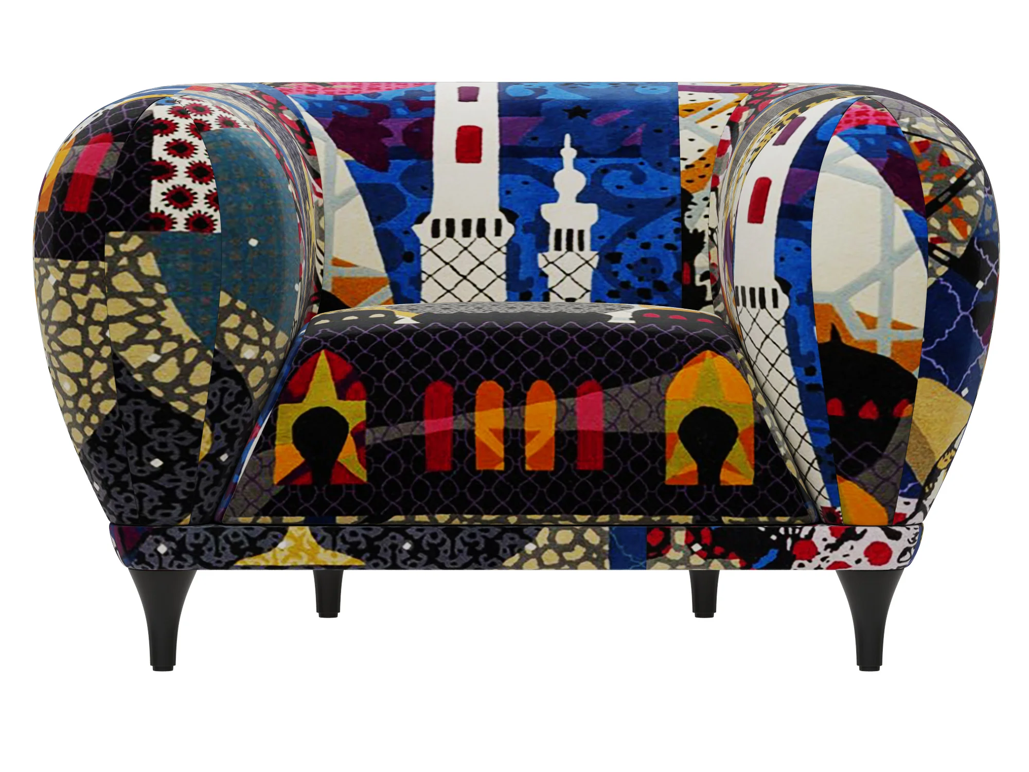 Roche Bobois MONTGOLFIERE Armchair — 3D model preview 7