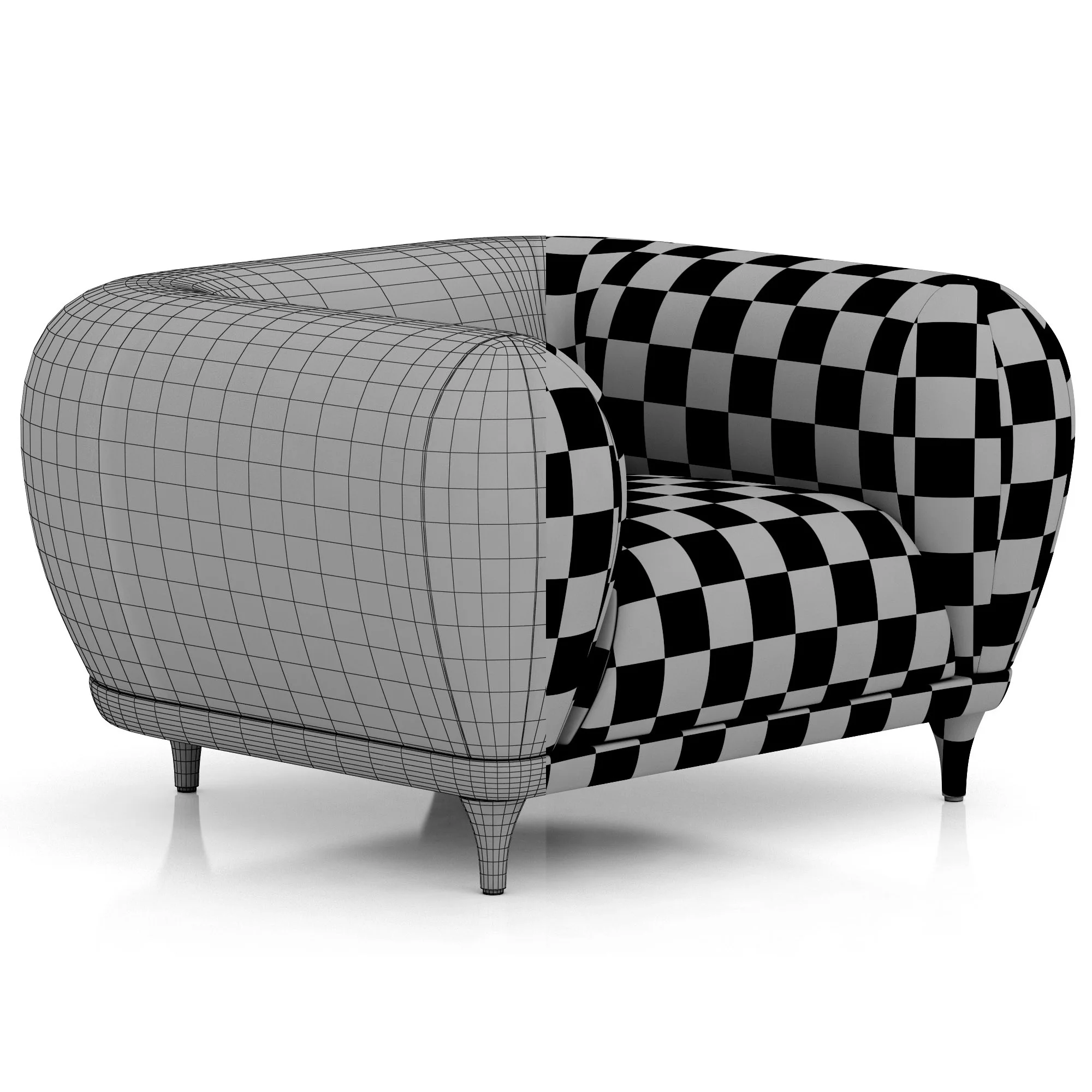 Roche Bobois MONTGOLFIERE Armchair — 3D model preview 10