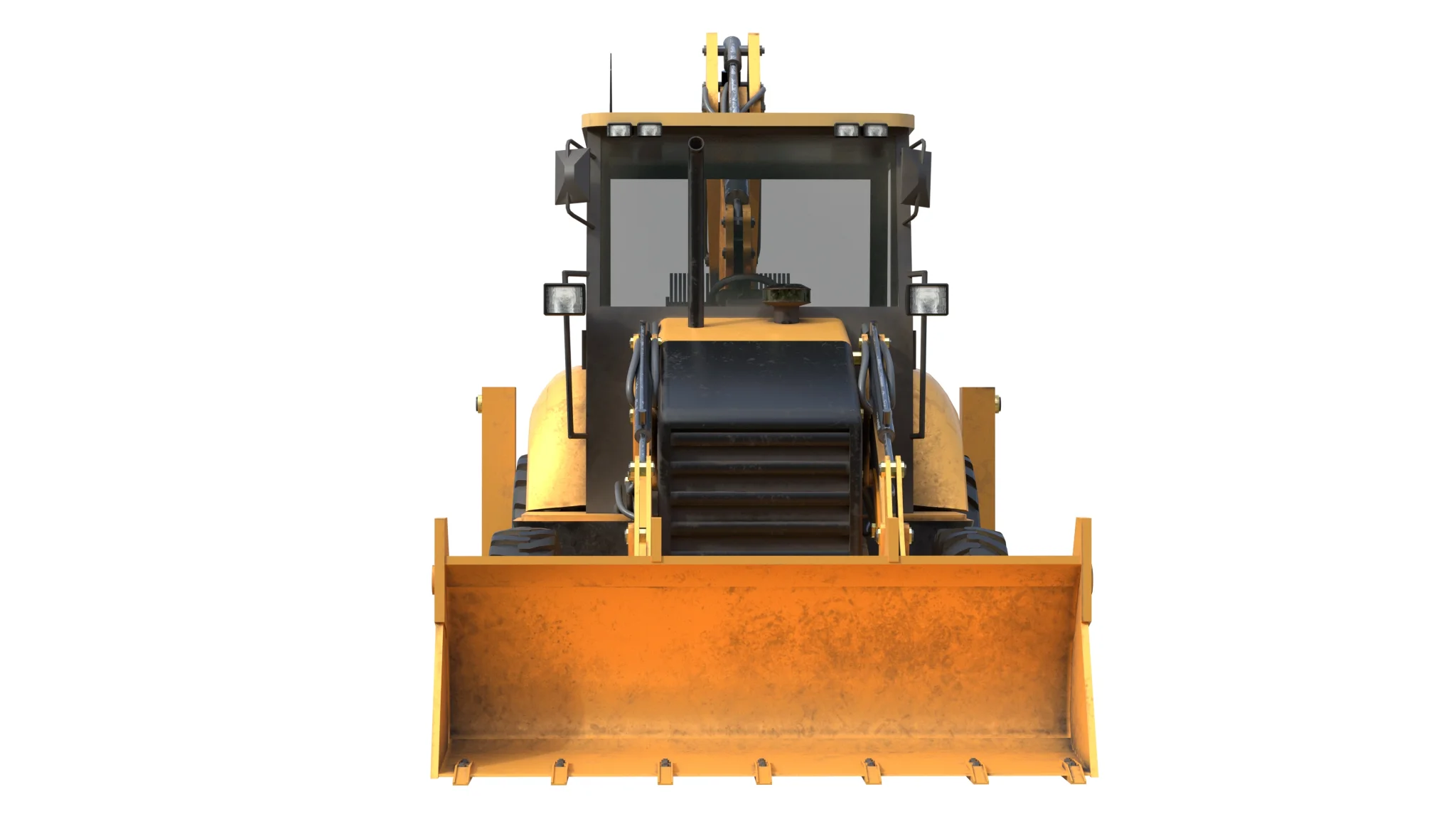 Backhoe Loaders 426f2, 3D model preview 7