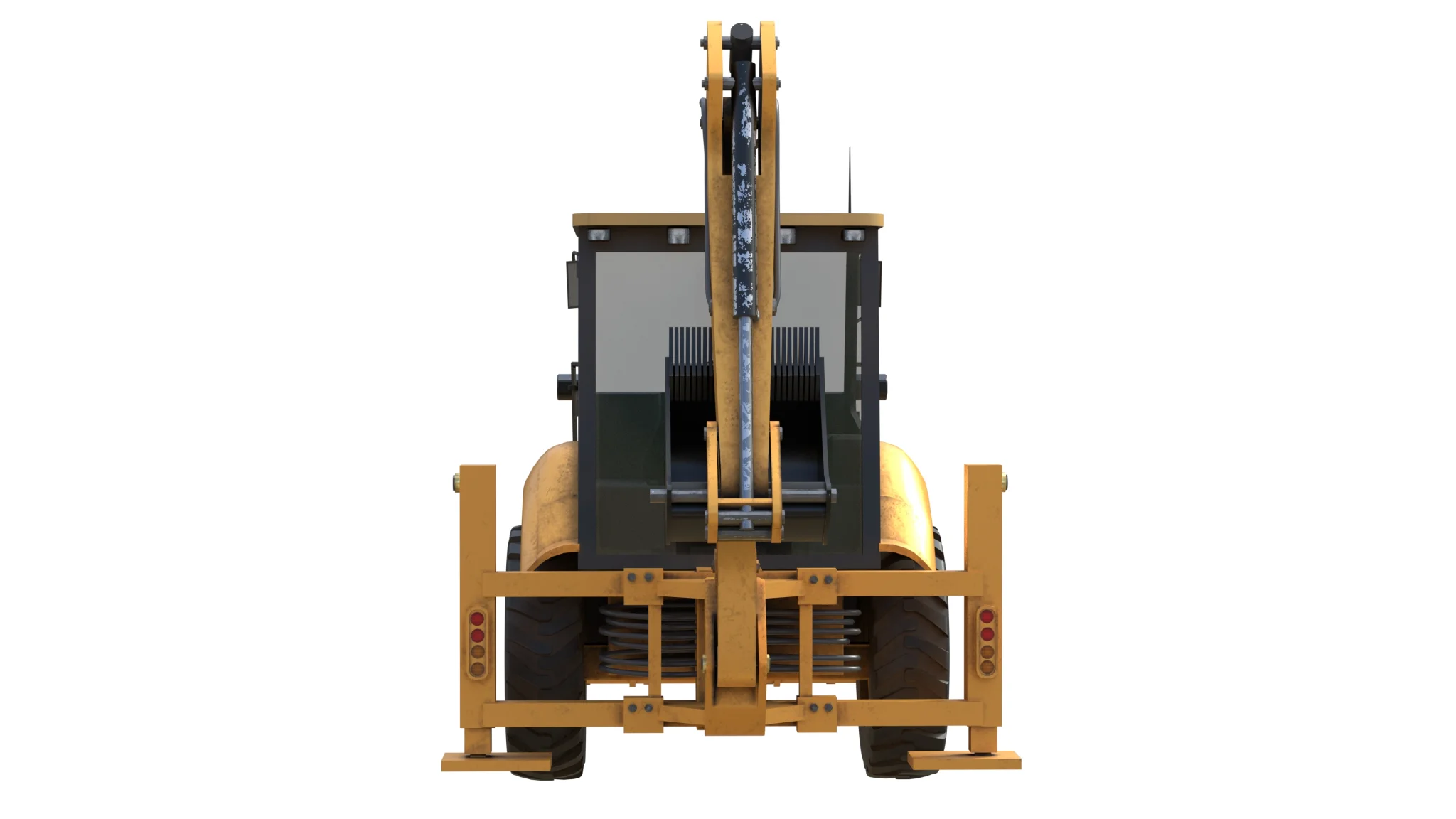 Backhoe Loaders 426f2, 3D model preview 8
