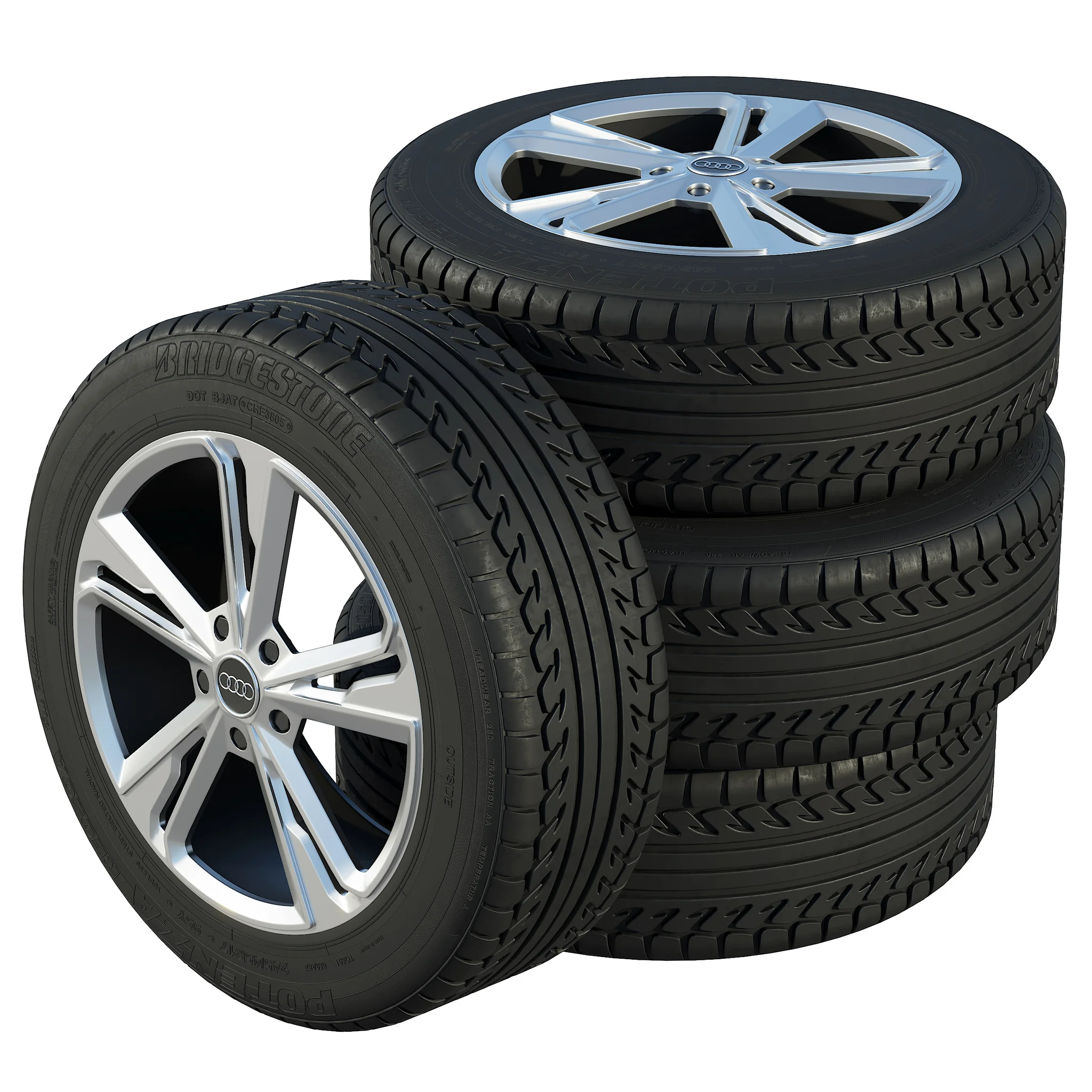 Audi Tires — 3D model preview 1