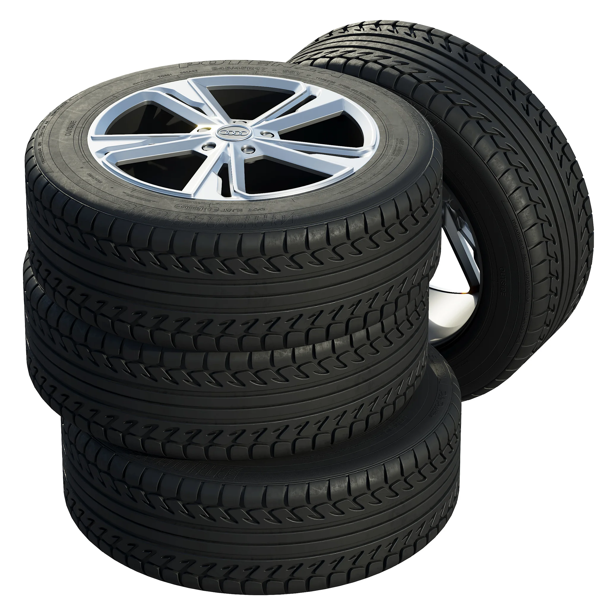 Audi Tires — 3D model preview 2