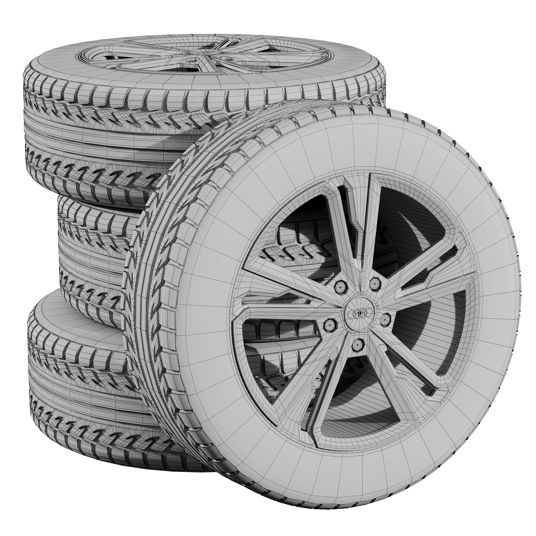 Audi Tires — 3D model preview 4