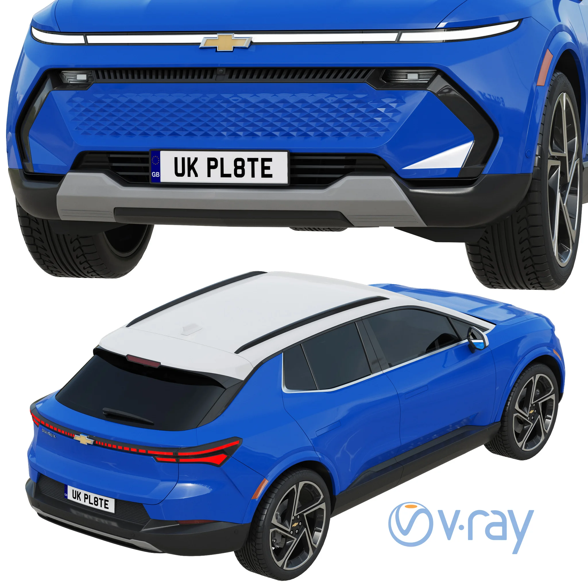 Chevrolet Equinox EV, 3D model preview 5