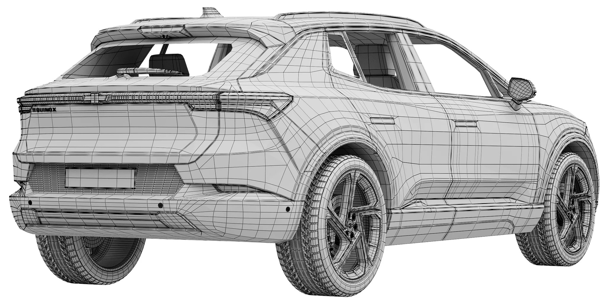 Chevrolet Equinox EV, 3D model preview 8