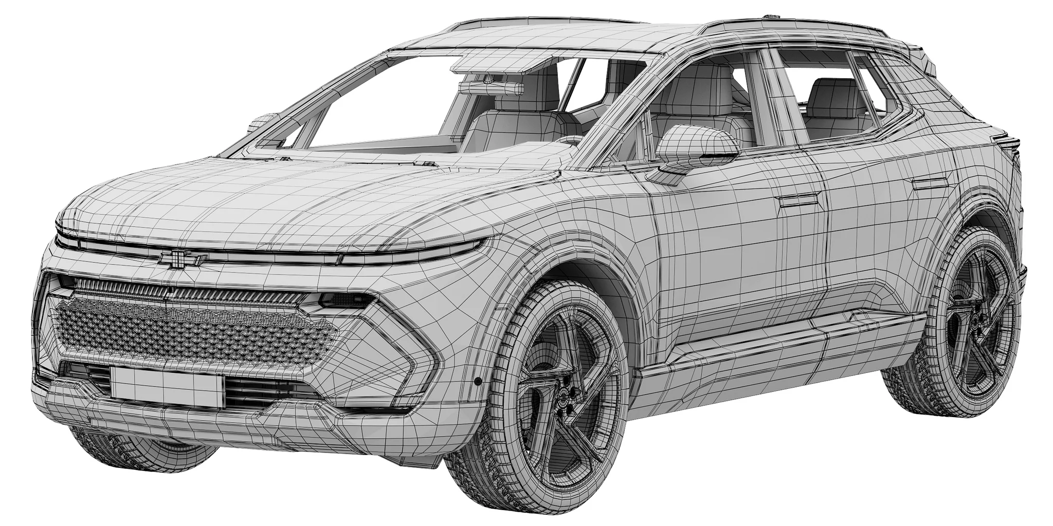 Chevrolet Equinox EV, 3D model preview 12