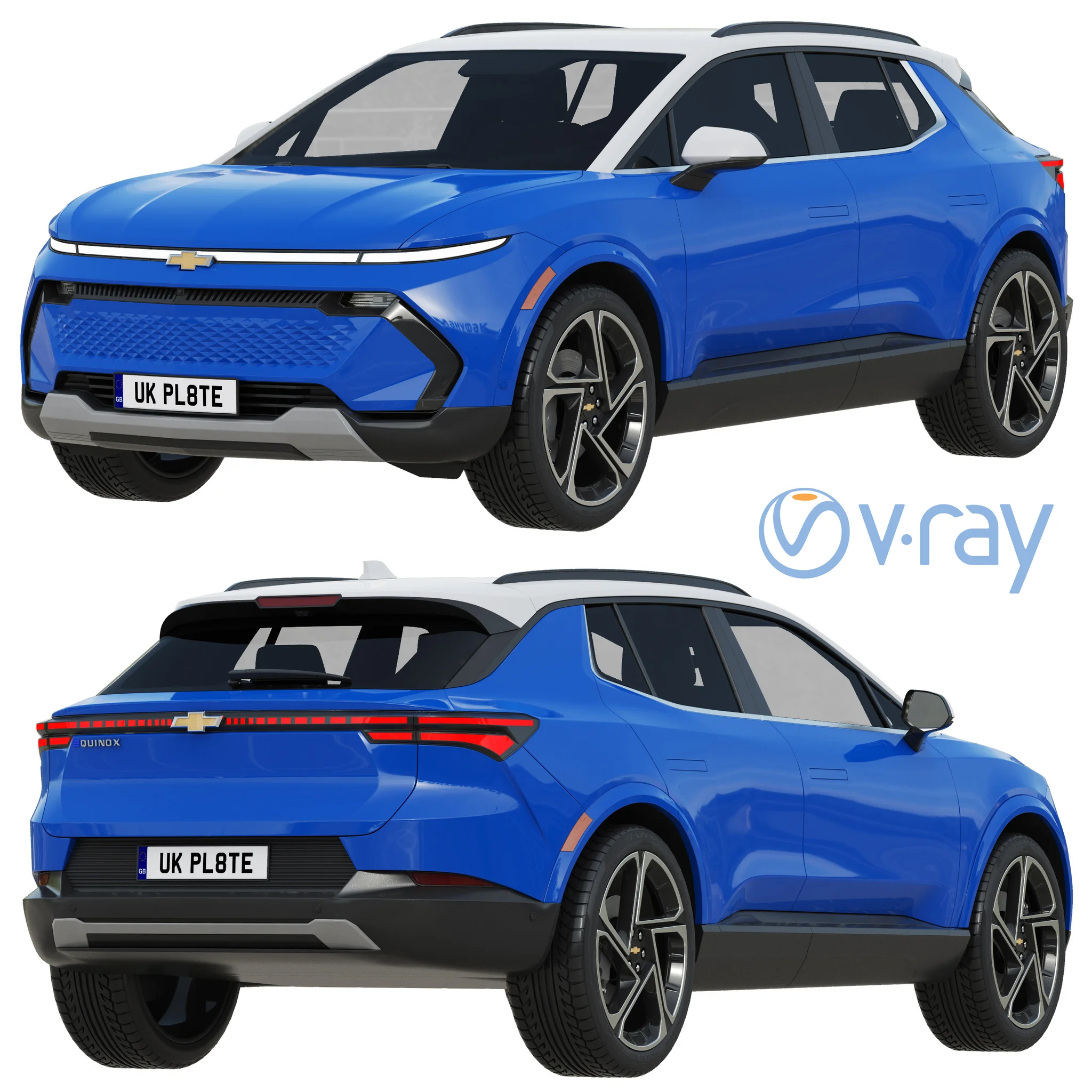 Chevrolet Equinox EV, 3D model preview 14