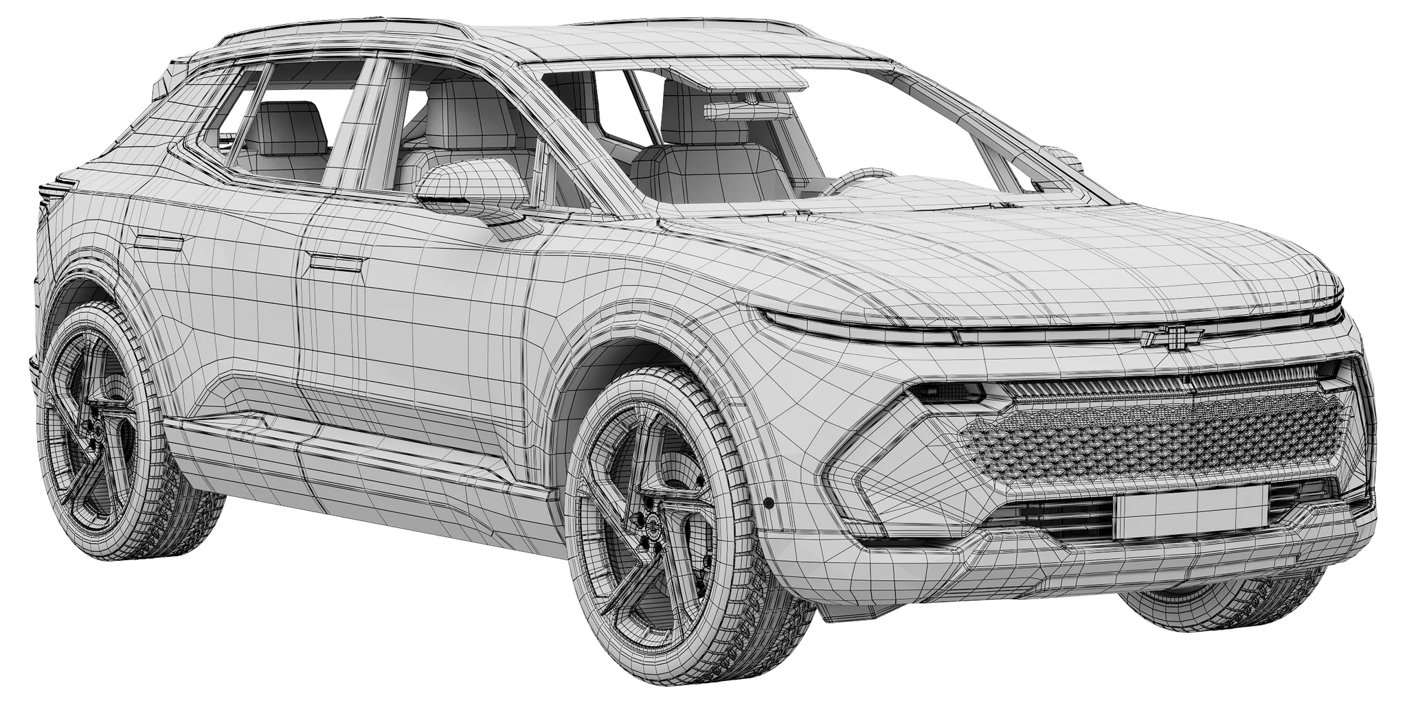Chevrolet Equinox EV, 3D model preview 17