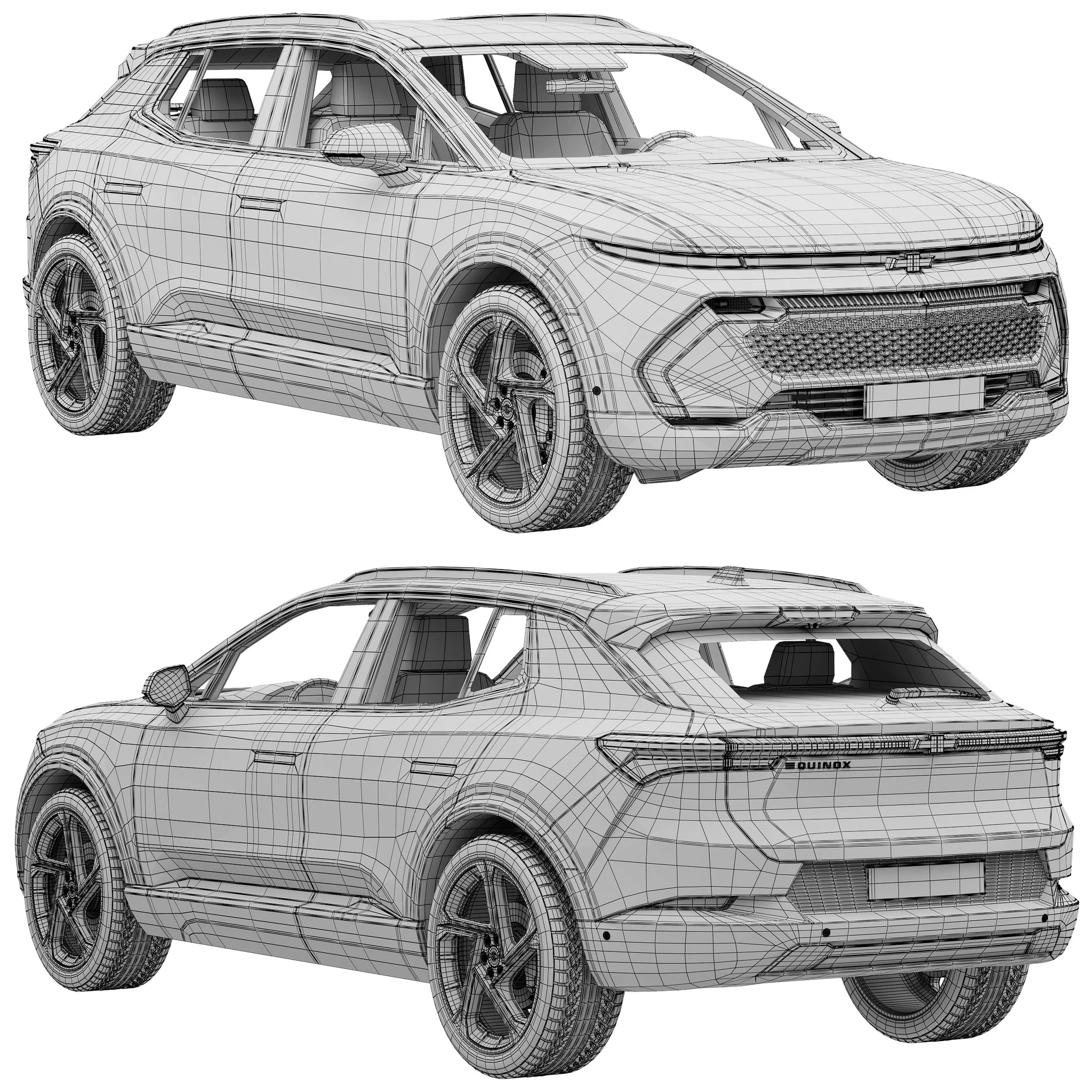 Chevrolet Equinox EV, 3D model preview 18
