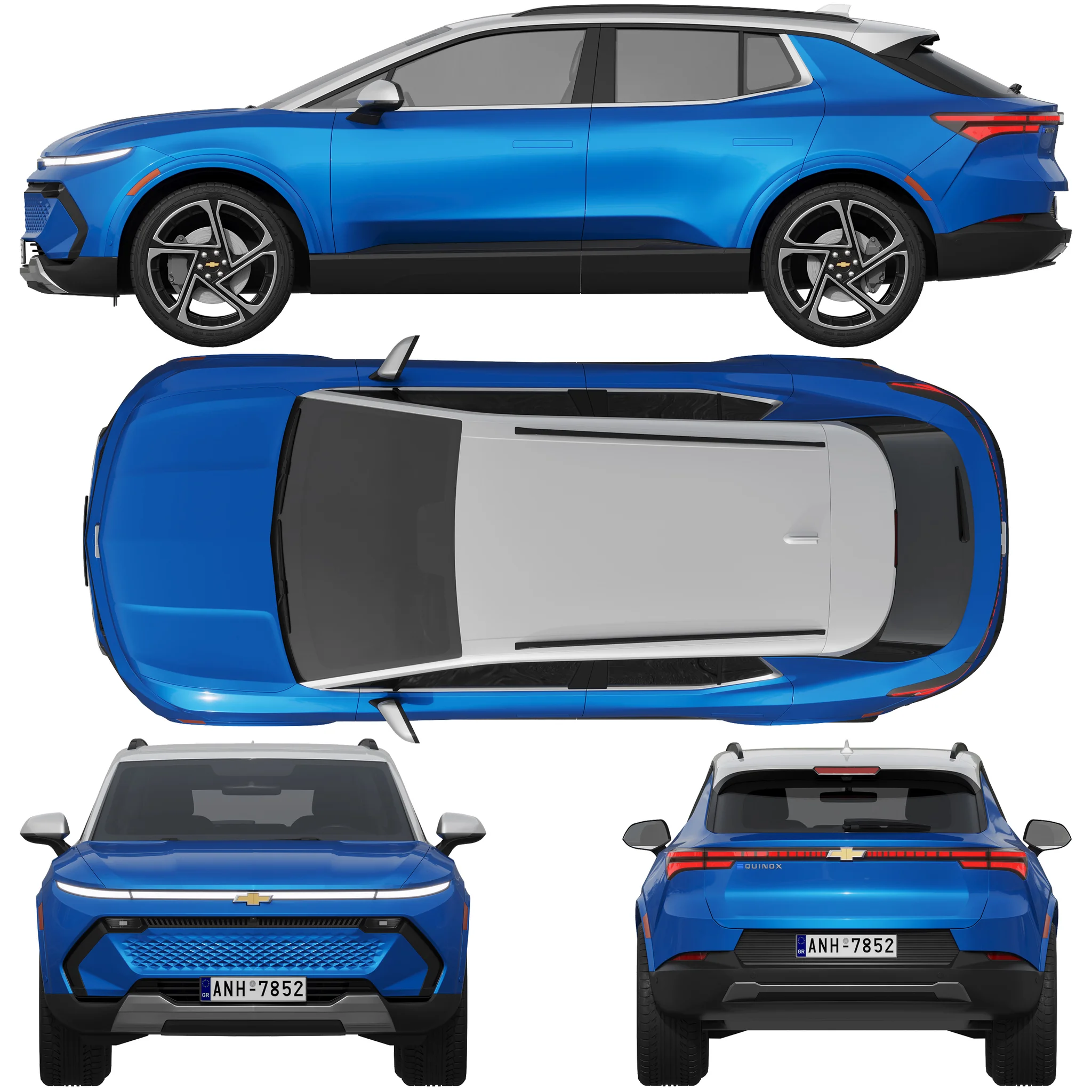Chevrolet Equinox EV, 3D model preview 28