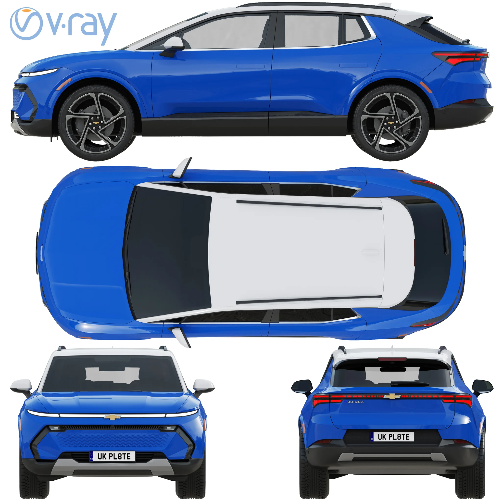 Chevrolet Equinox EV, 3D model preview 30