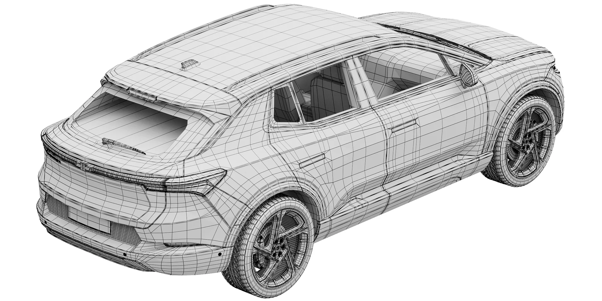 Chevrolet Equinox EV, 3D model preview 36