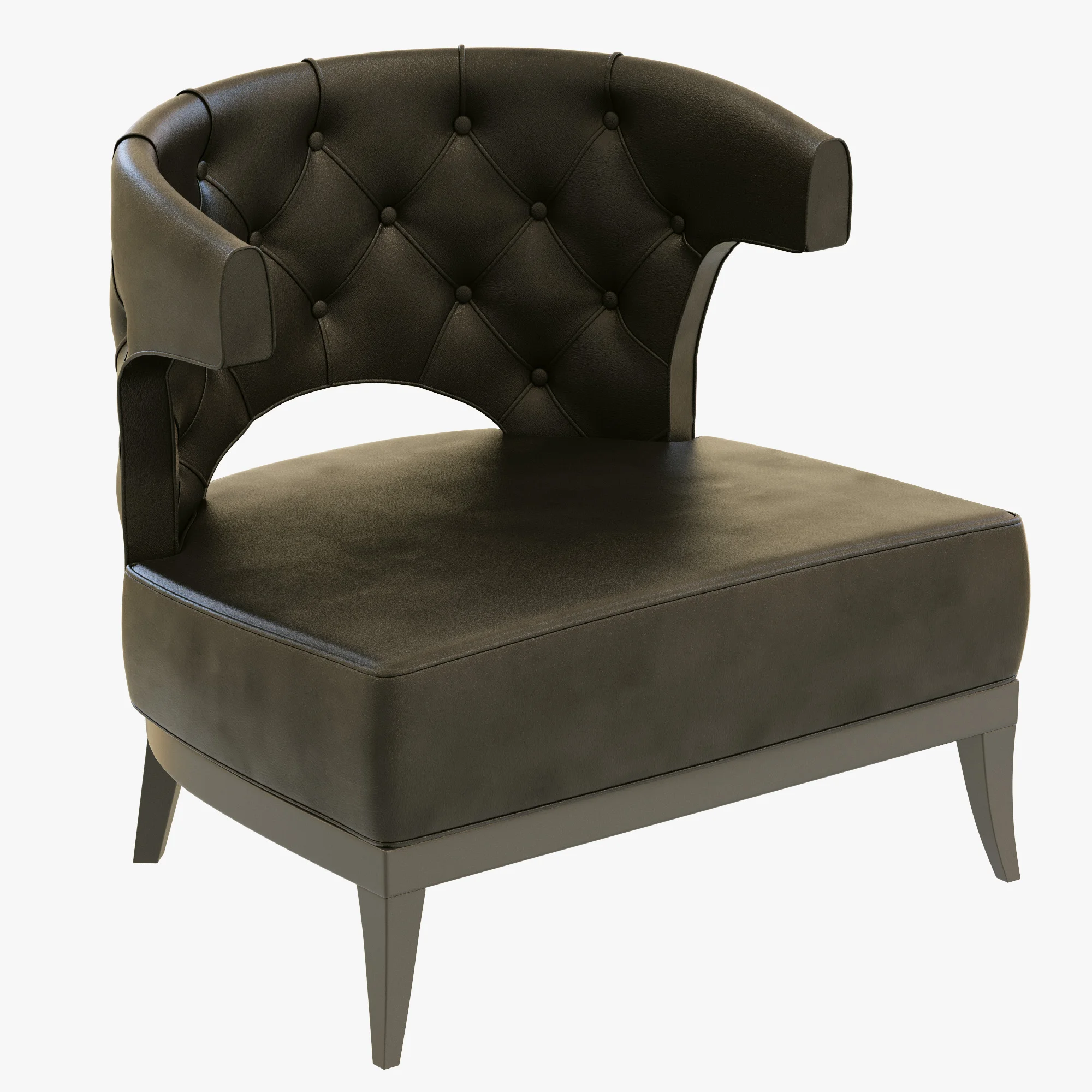 Brabbu Kansas Armchair — 3D model preview 1