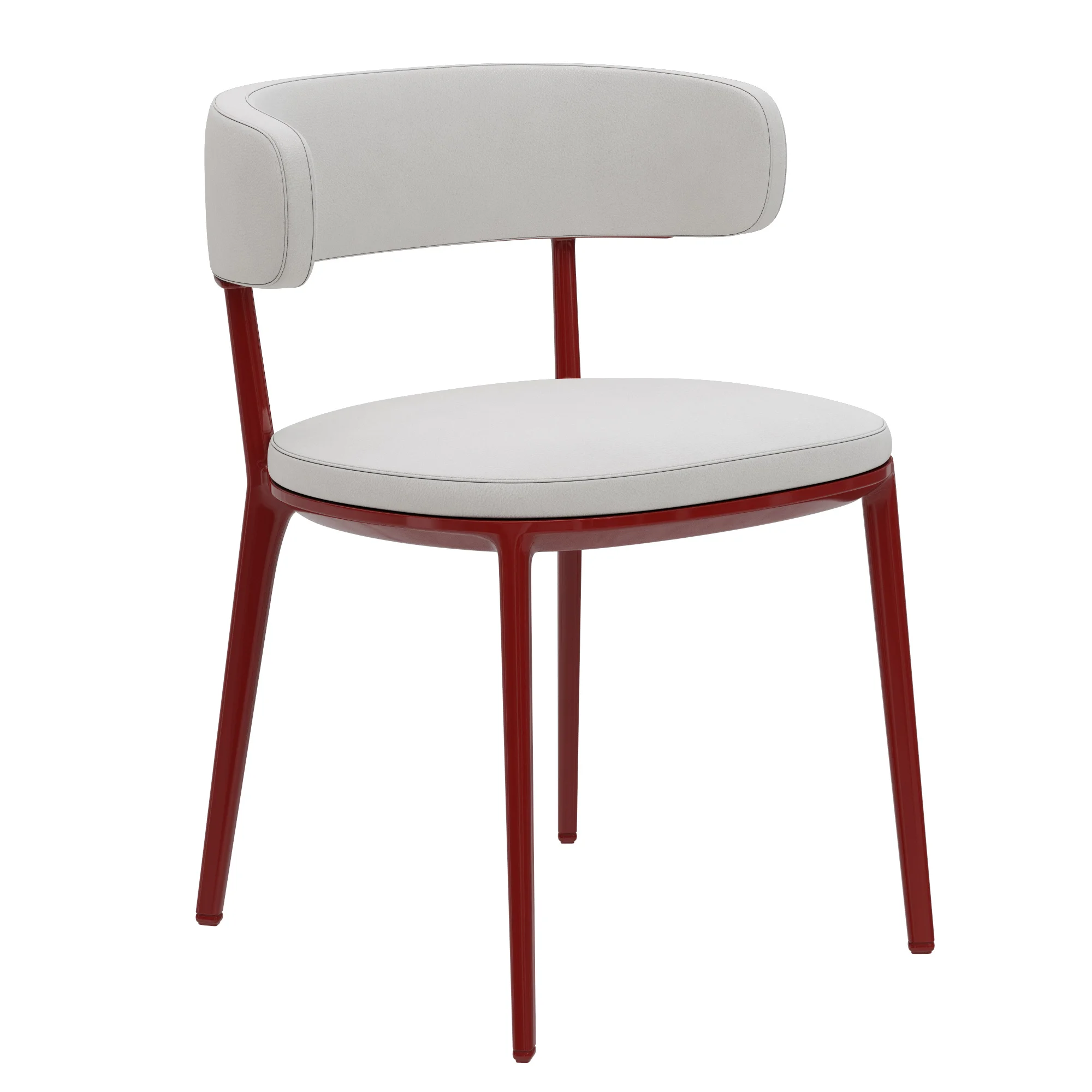 B&B Italia Caratos Maxalto Dining Chair — 3D model preview 2