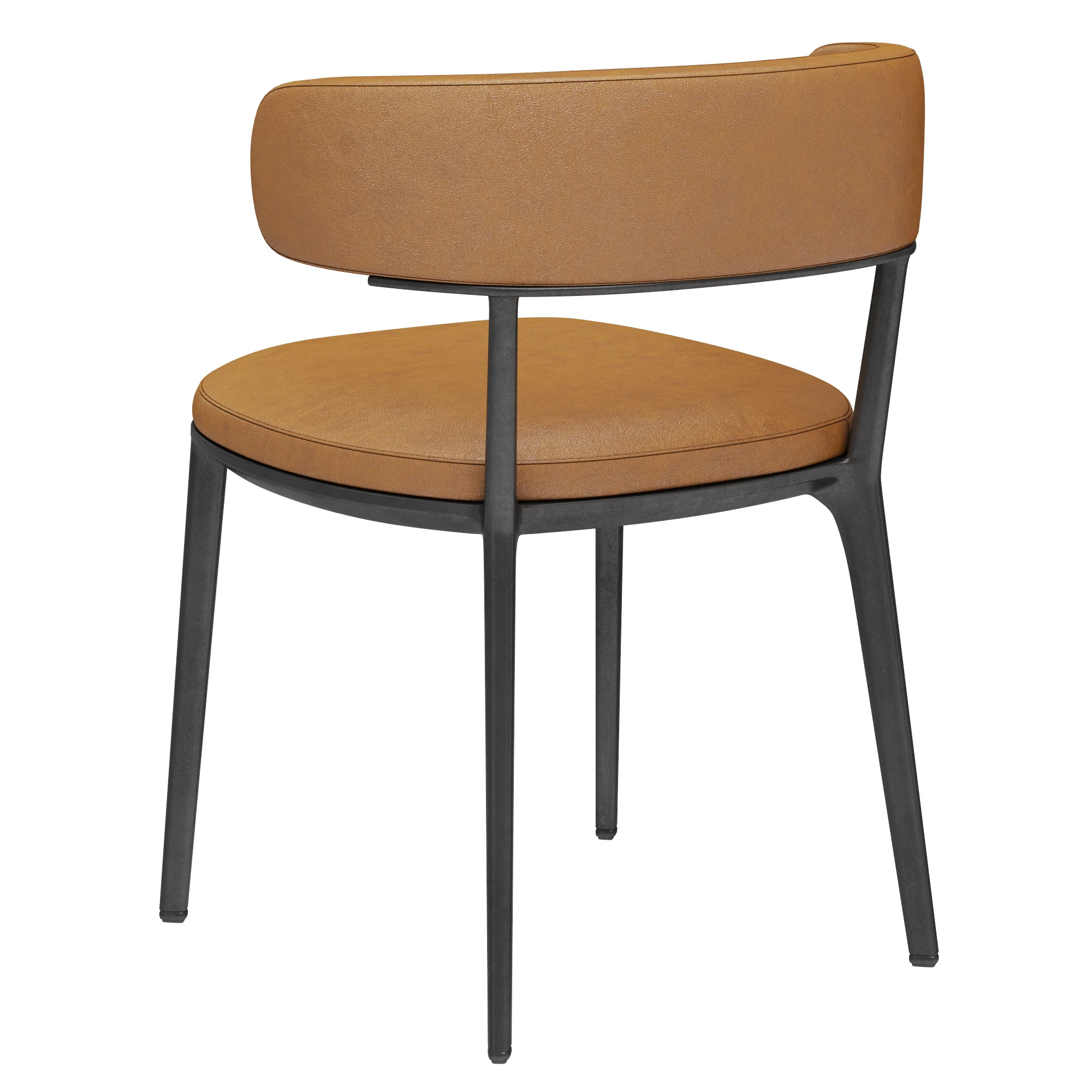 B&B Italia Caratos Maxalto Dining Chair — 3D model preview 11