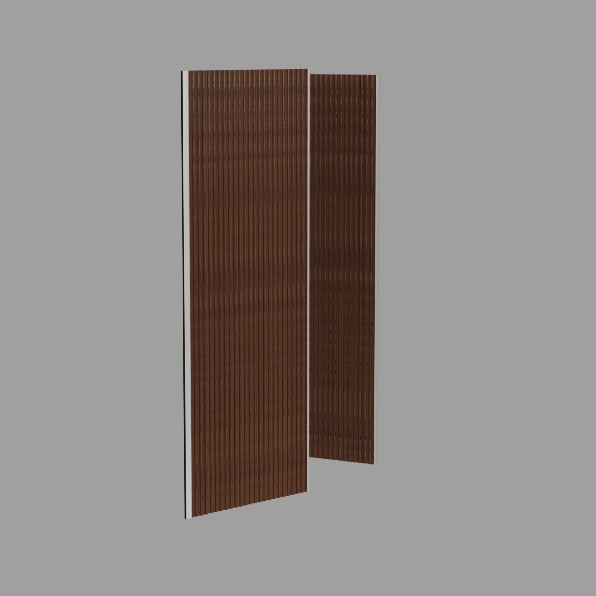 Sliding Door Wooden 6 Set, 3D model preview 2