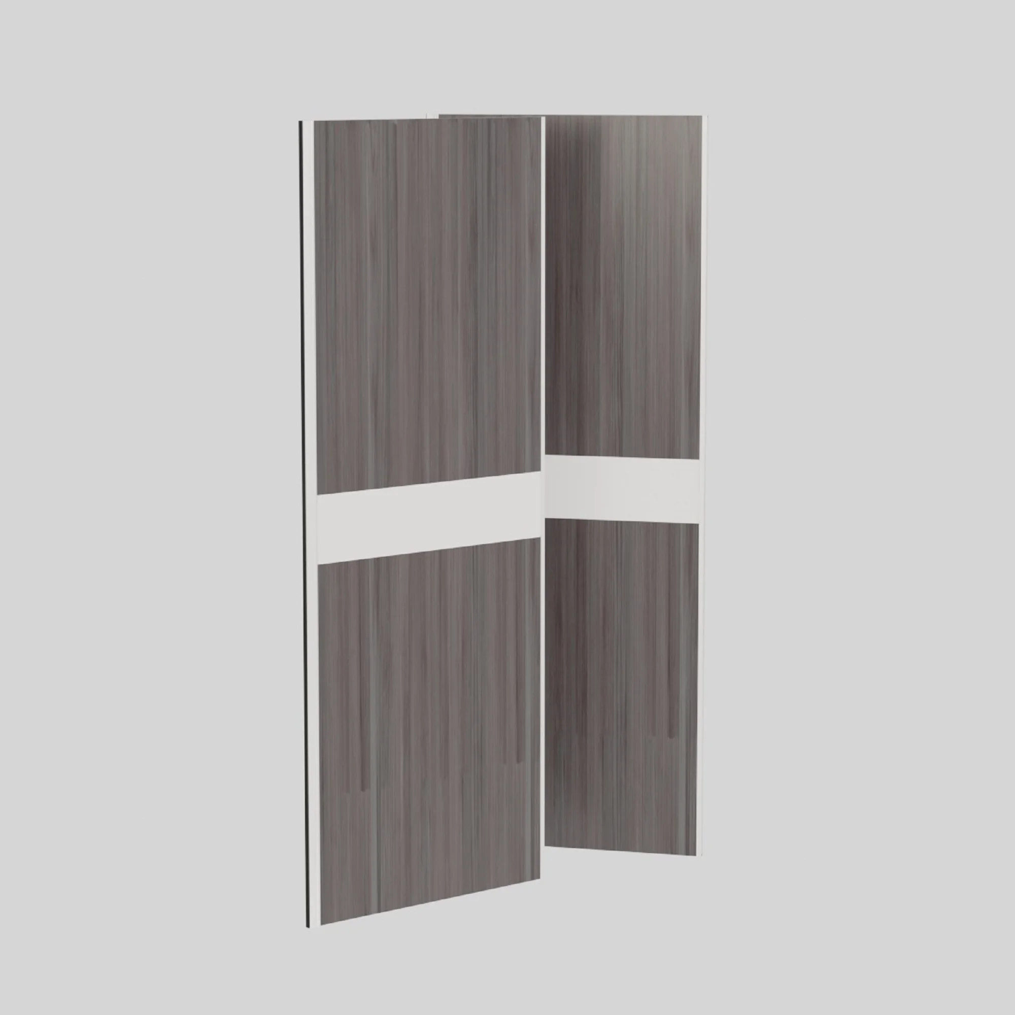 Sliding Door Wooden 6 Set, 3D model preview 3