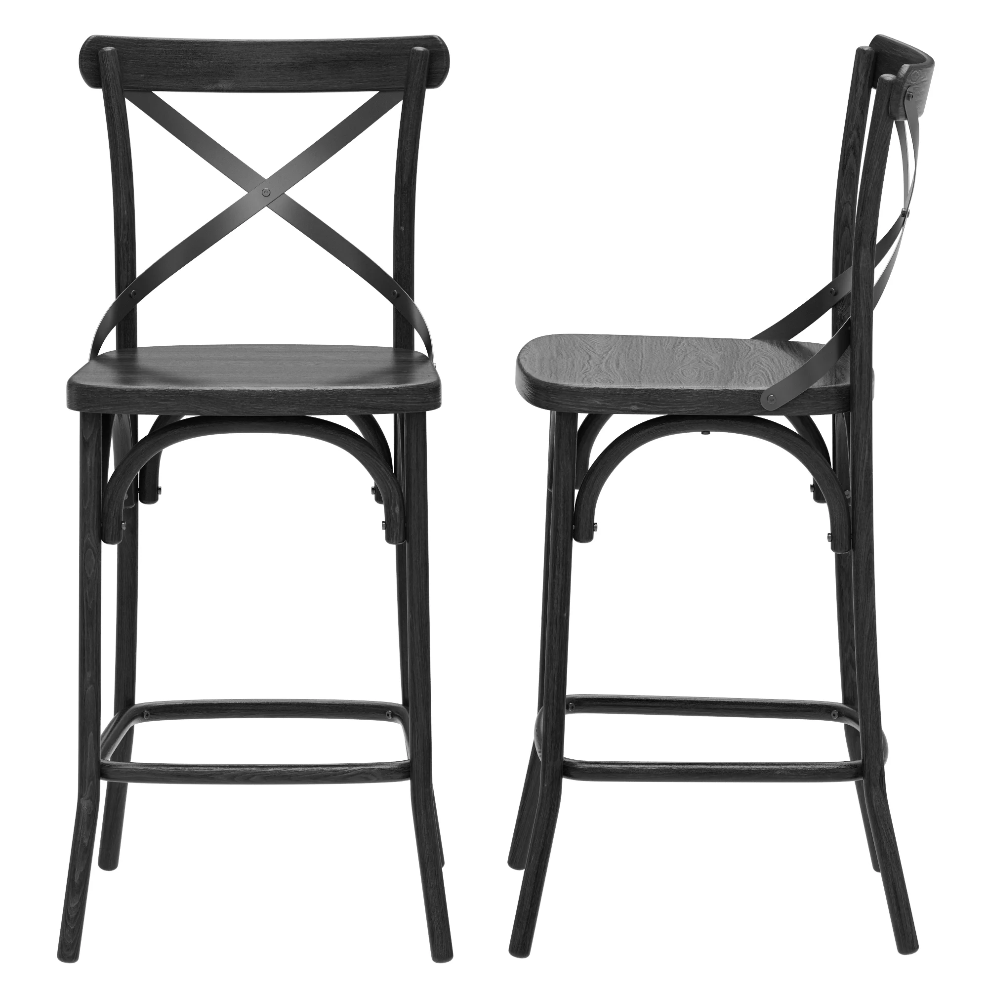 Deephouse BELLA CROSS Bar Stool — 3D model preview 7