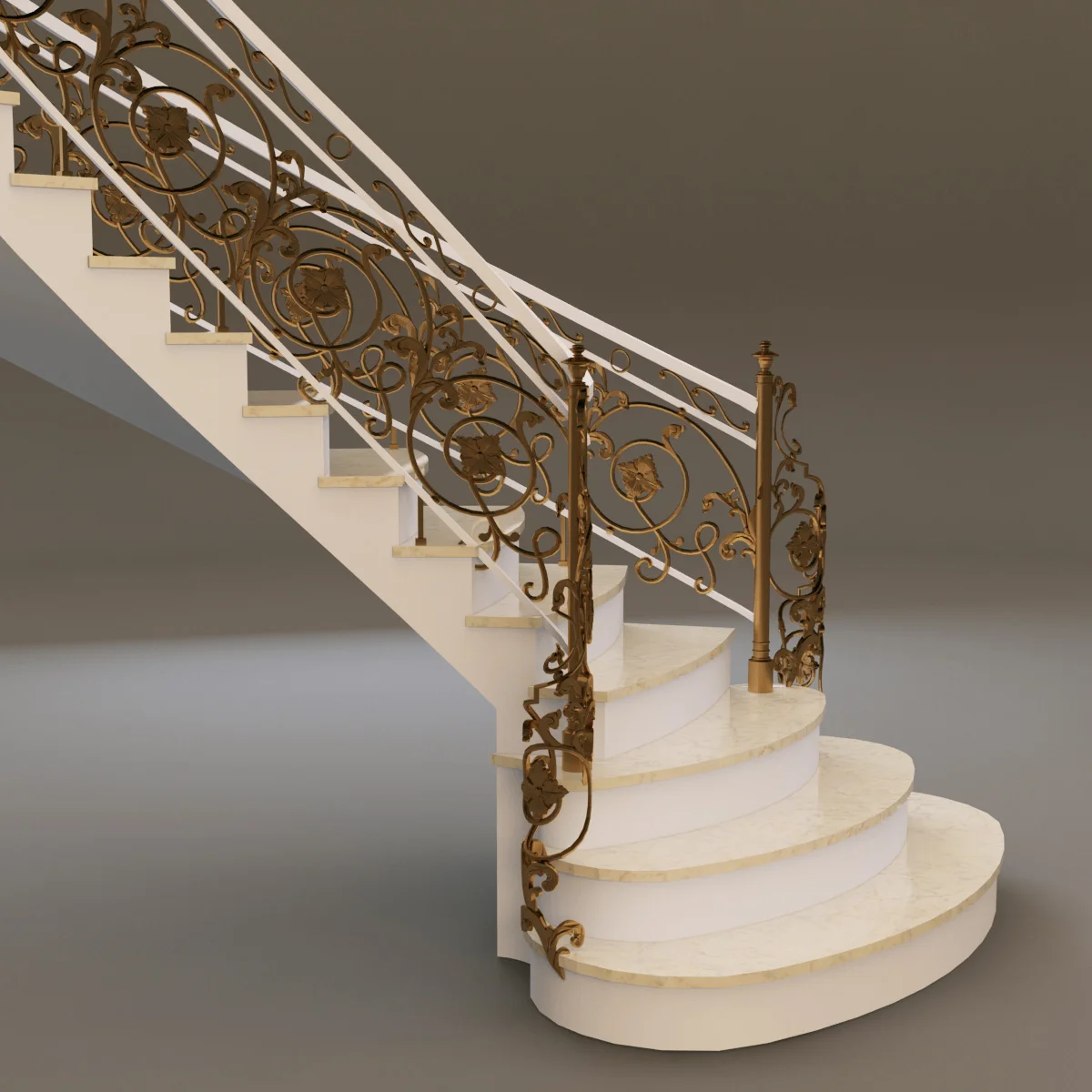 Stairs — 3D model preview 4