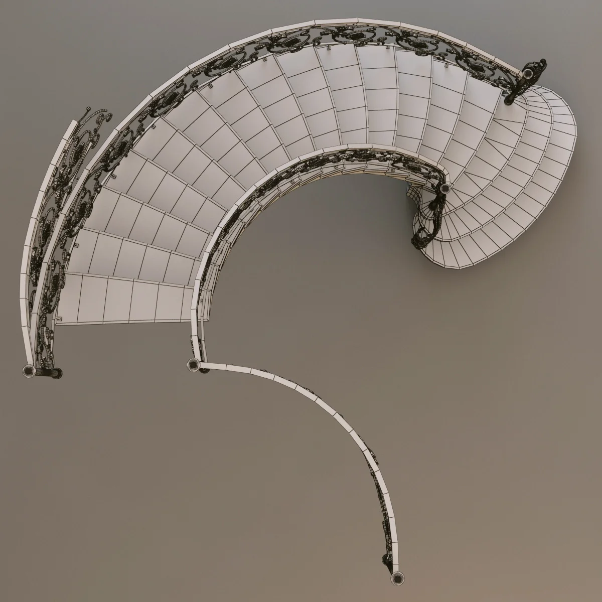 Stairs — 3D model preview 7
